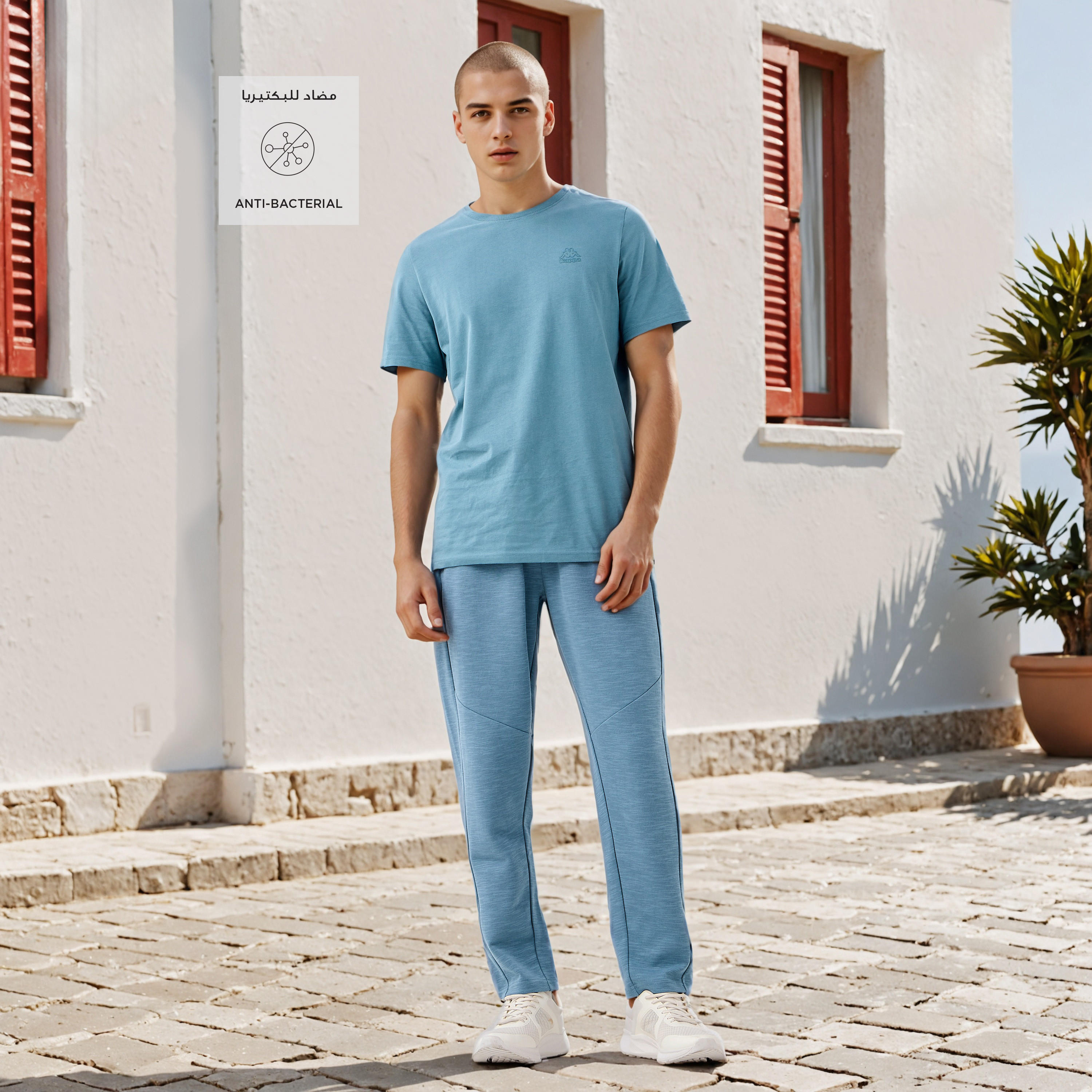 بنطلون رياضي بجيوب وألواح من كابا-men-clothing-sportswearandactivewear-bottoms-joggers-image-2