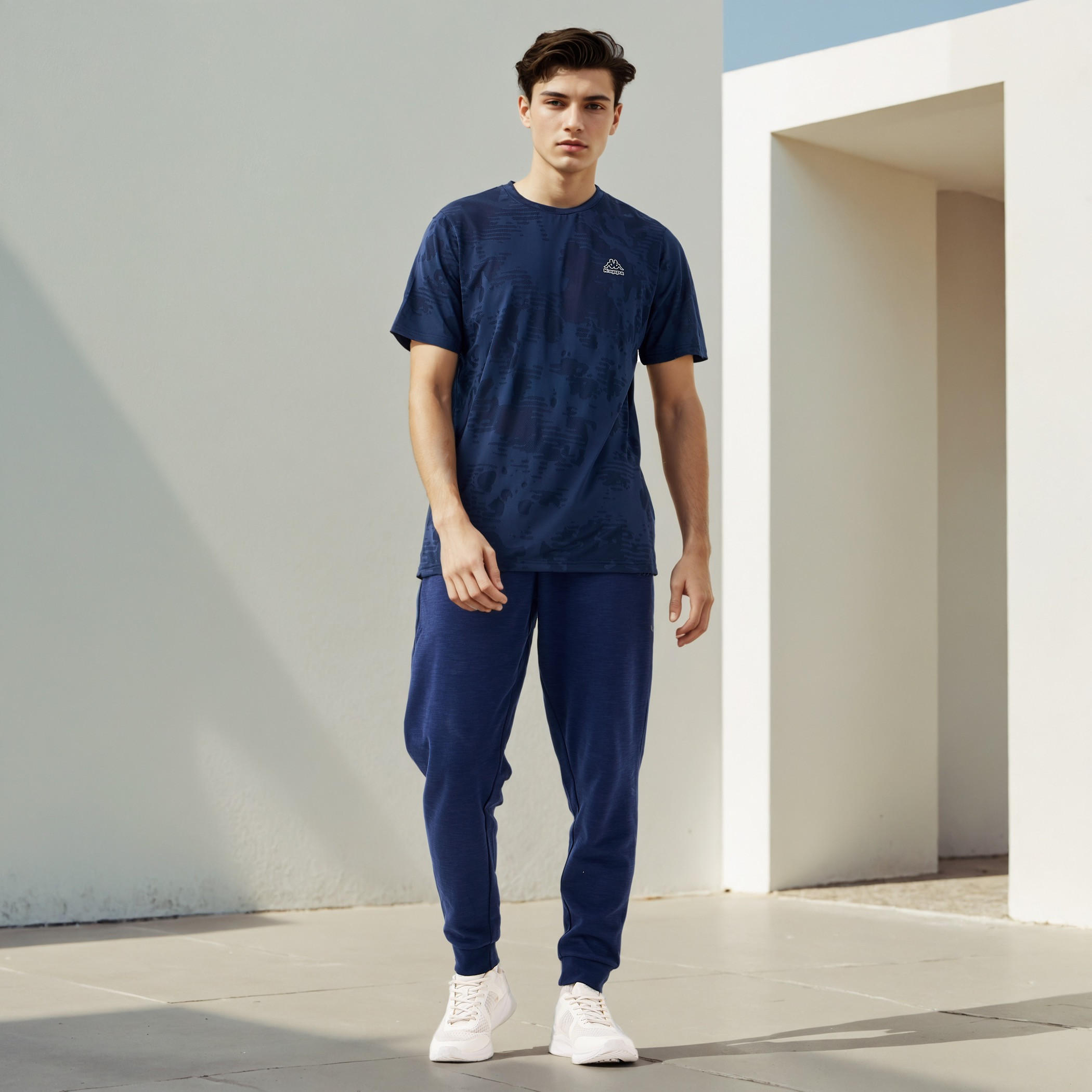 Kappa Textured Performance T-shirt-men-clothing-sportswearandactivewear-tshirtsandpolos-image-2
