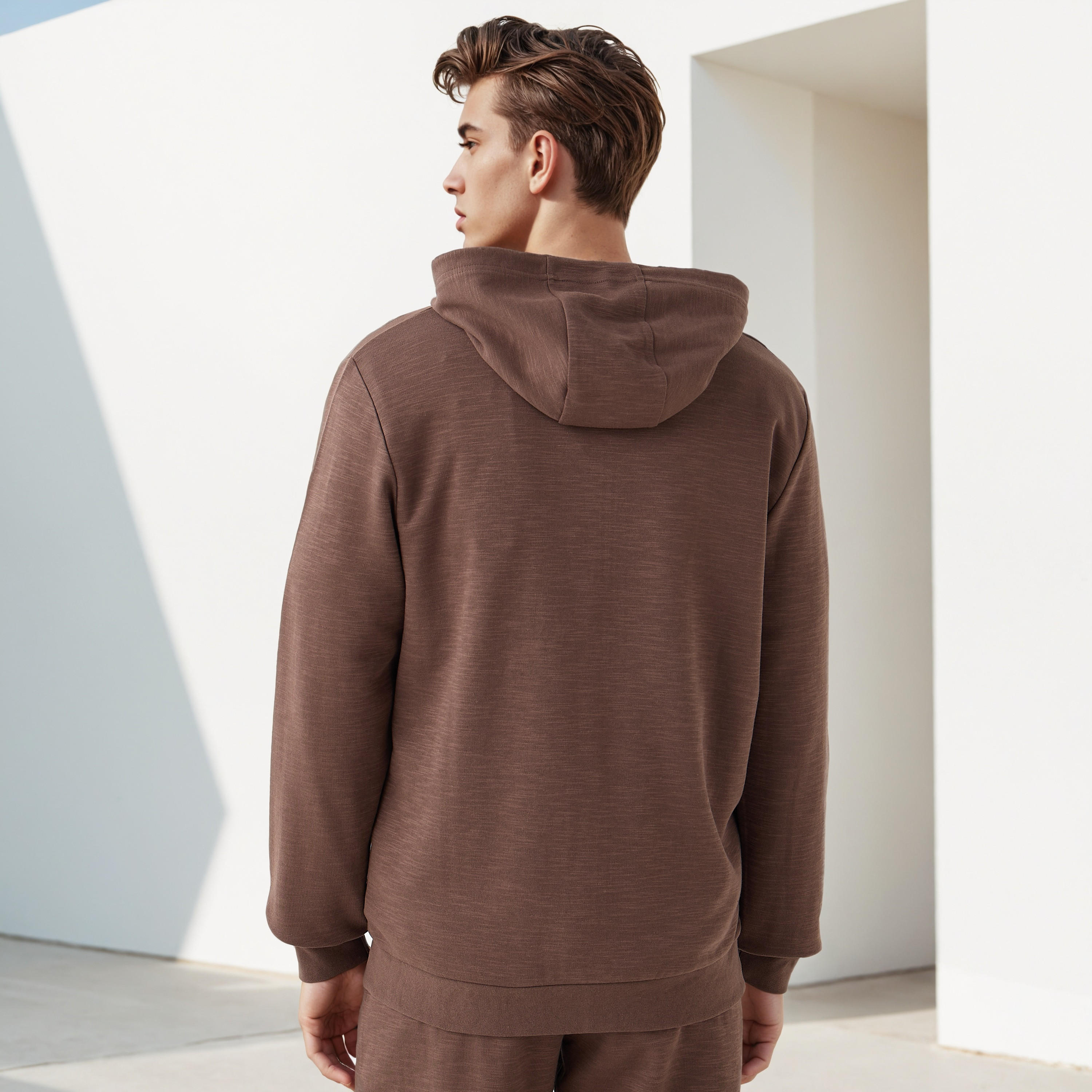 Kappa Hooded Sweatshirt with Zip Closure-men-winterwear-hoodiesandsweatshirts-image-3