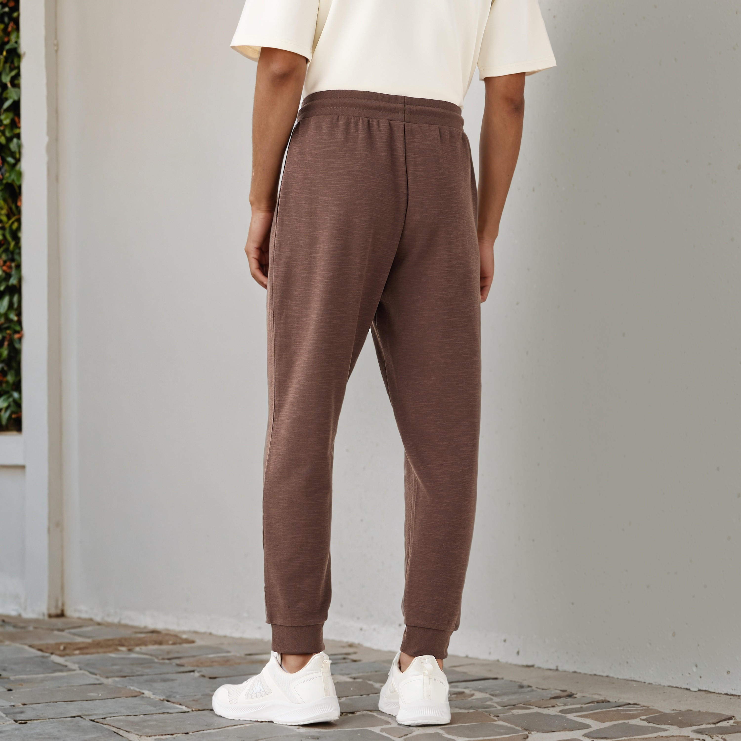 Kappa Textured Joggers with Pockets-men-clothing-sportswearandactivewear-tracksuits-image-3