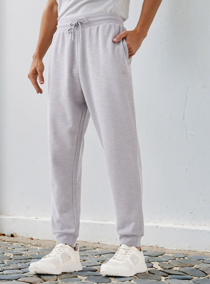 Kappa Textured Joggers with Pockets-men-clothing-sportswearandactivewear-tracksuits-image-1