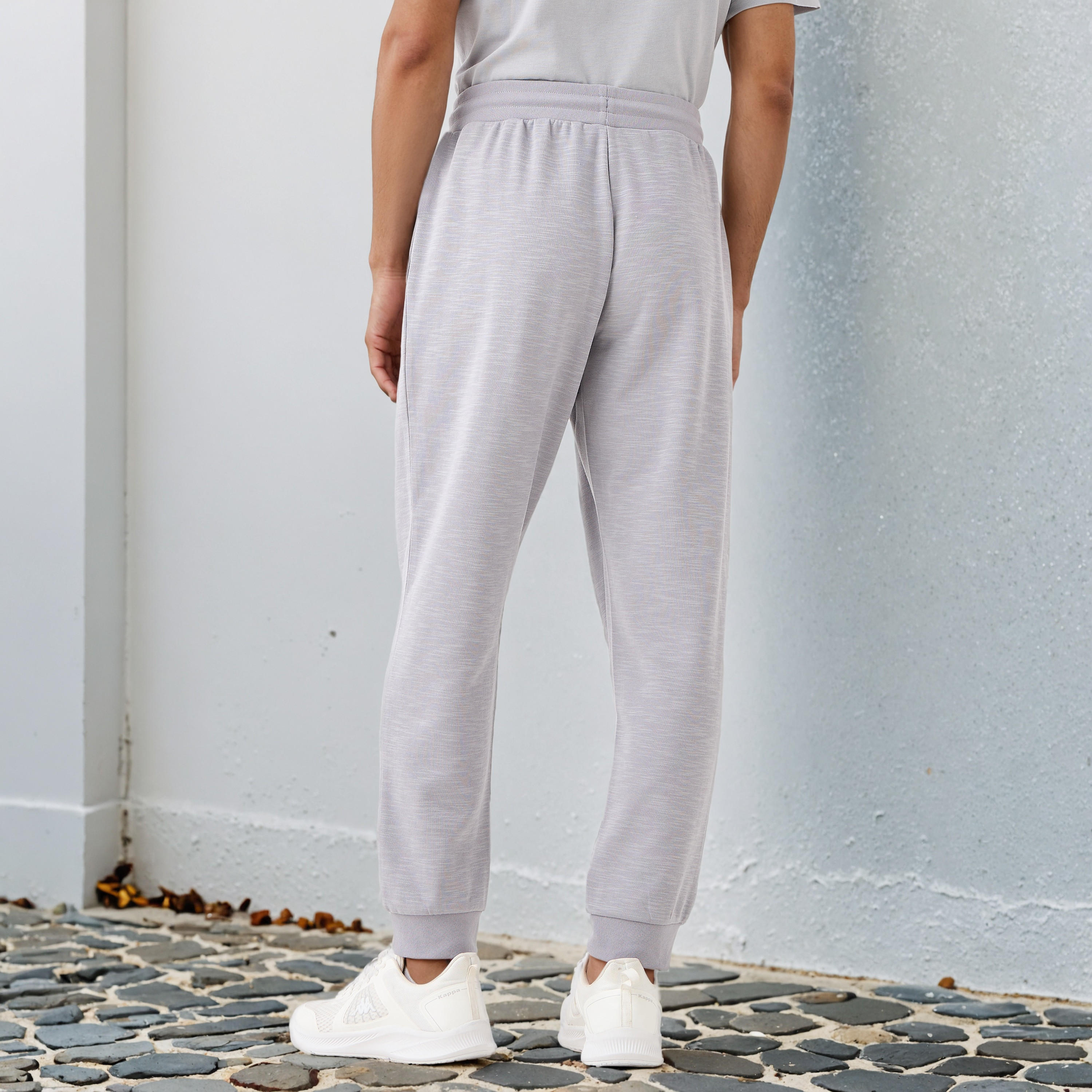 Kappa Textured Joggers with Pockets-men-clothing-sportswearandactivewear-tracksuits-image-3