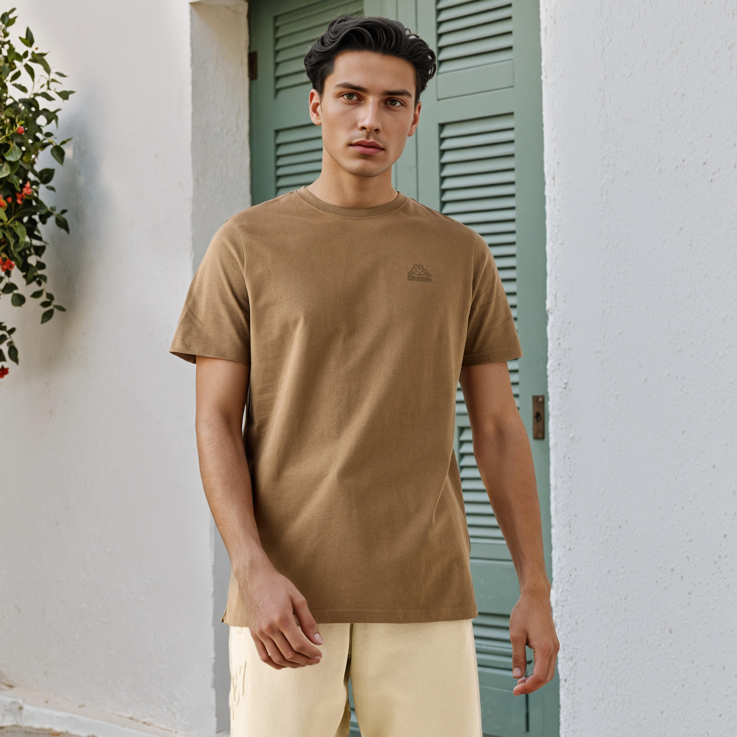 تيشيرت بقصة عادية من كابا-men-clothing-sportswearandactivewear-tshirtsandpolos-image-1