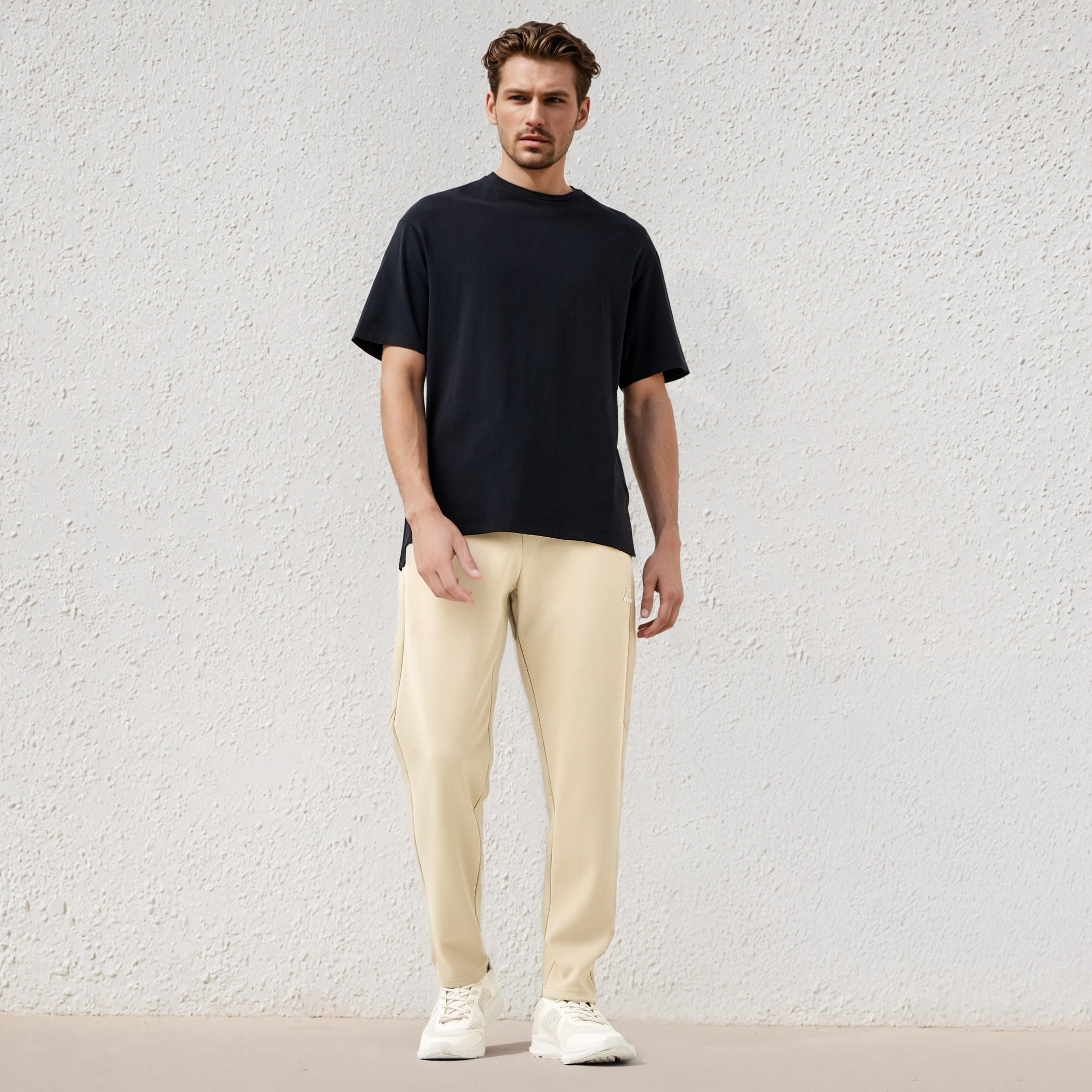 Kappa Logo Print Joggers with Pockets-men-clothing-sportswearandactivewear-bottoms-joggers-image-2