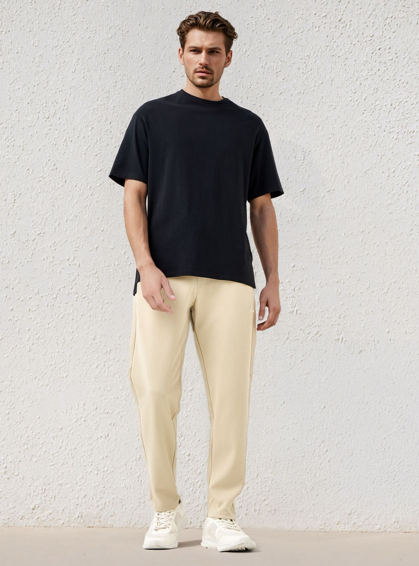 Kappa Logo Print Joggers with Pockets-men-clothing-sportswearandactivewear-bottoms-joggers-image-2