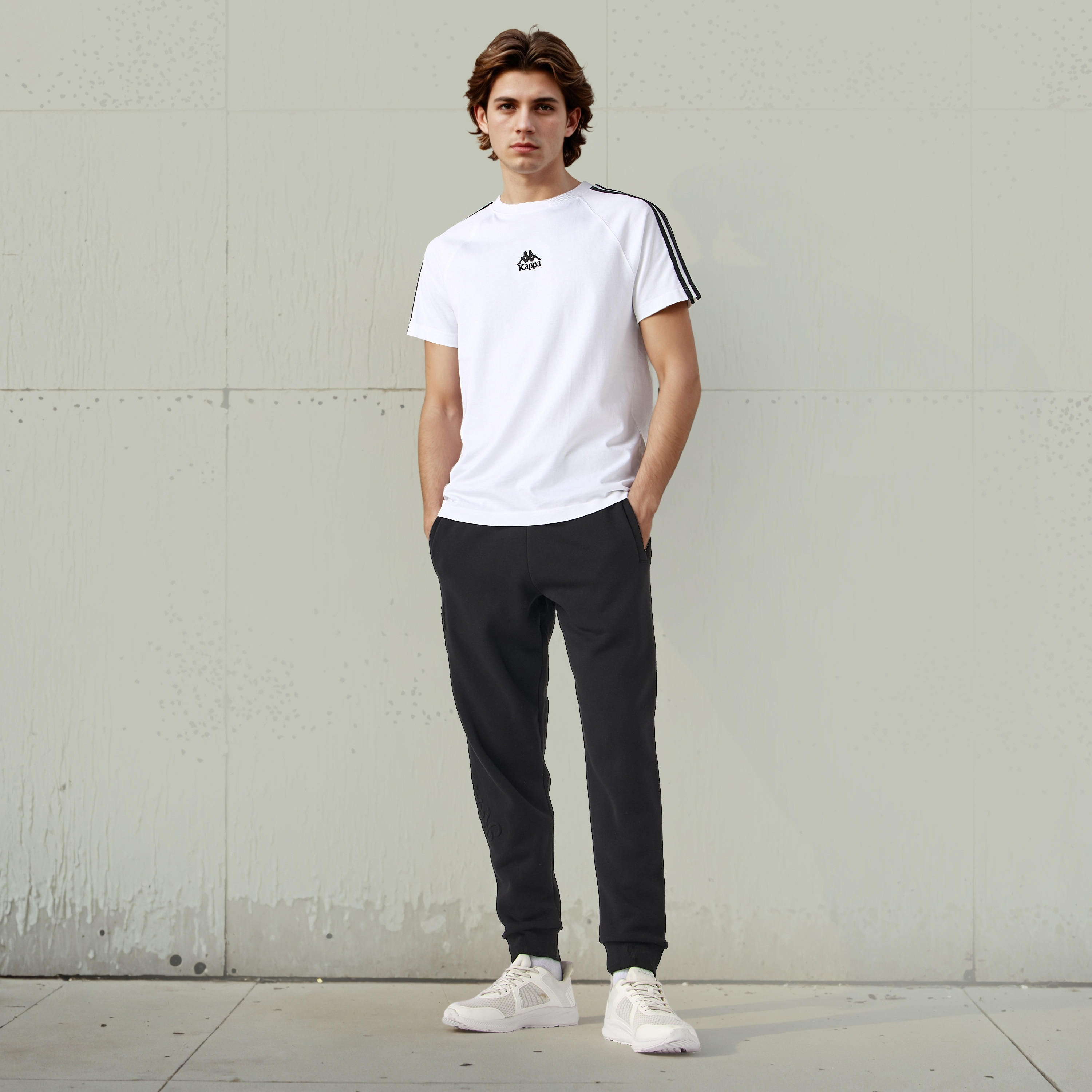 Kappa Embossed Accent Joggers-men-clothing-sportswearandactivewear-tracksuits-image-2