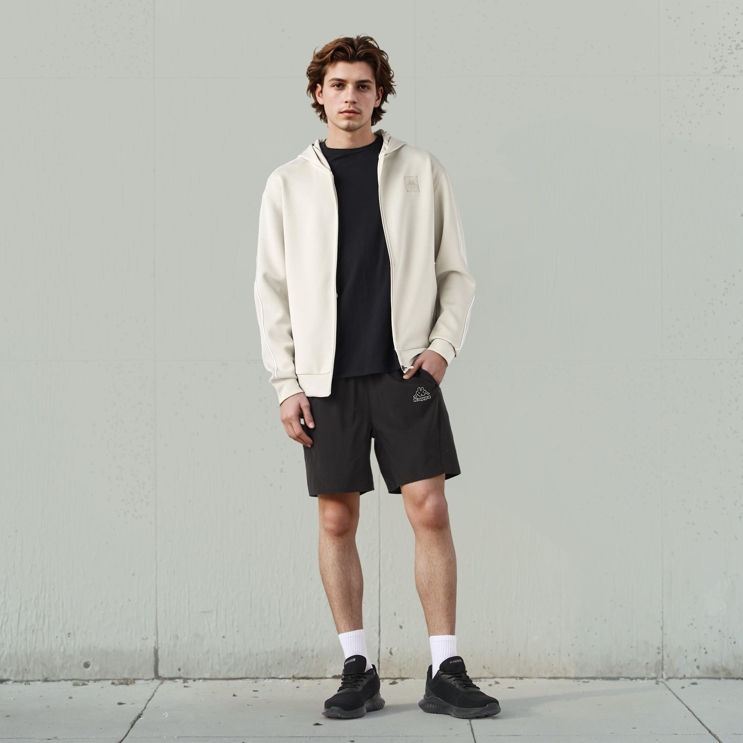 Kappa Men's Zip Through Hoodie-men-winterwear-hoodiesandsweatshirts-image-2