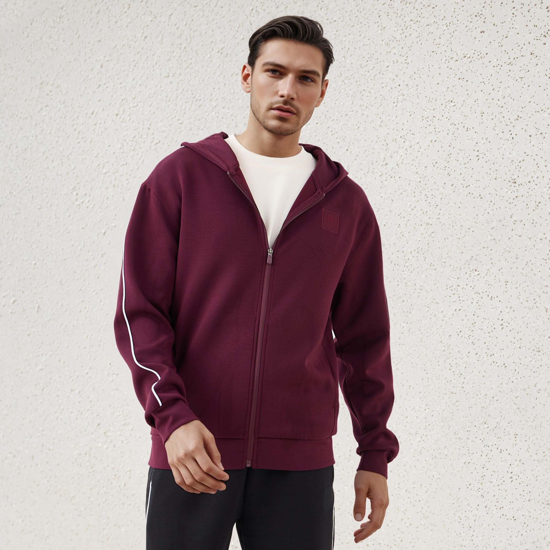 Kappa Men's Zip Through Hoodie-men-winterwear-hoodiesandsweatshirts-image-1