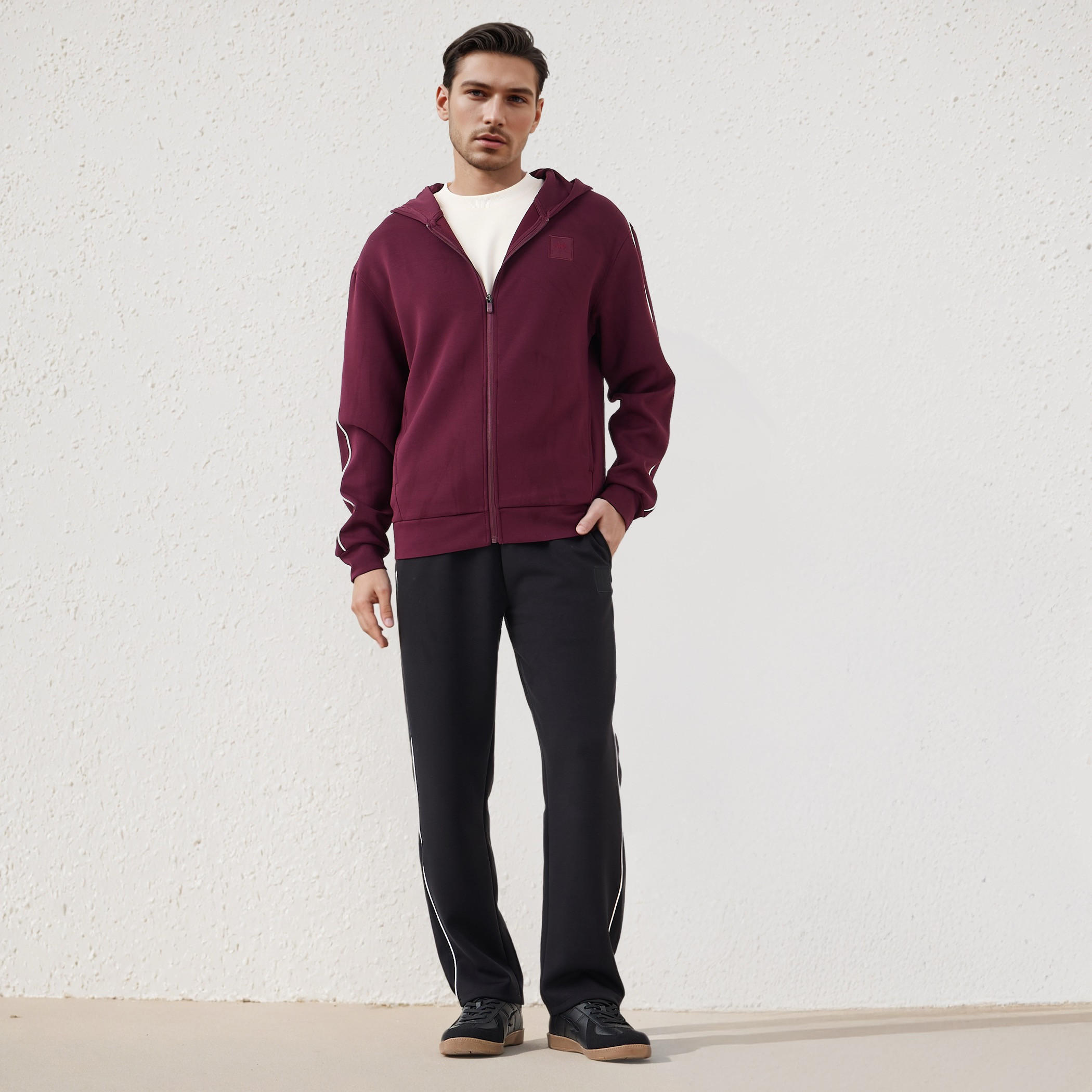 Kappa Men's Zip Through Hoodie-men-winterwear-hoodiesandsweatshirts-image-2