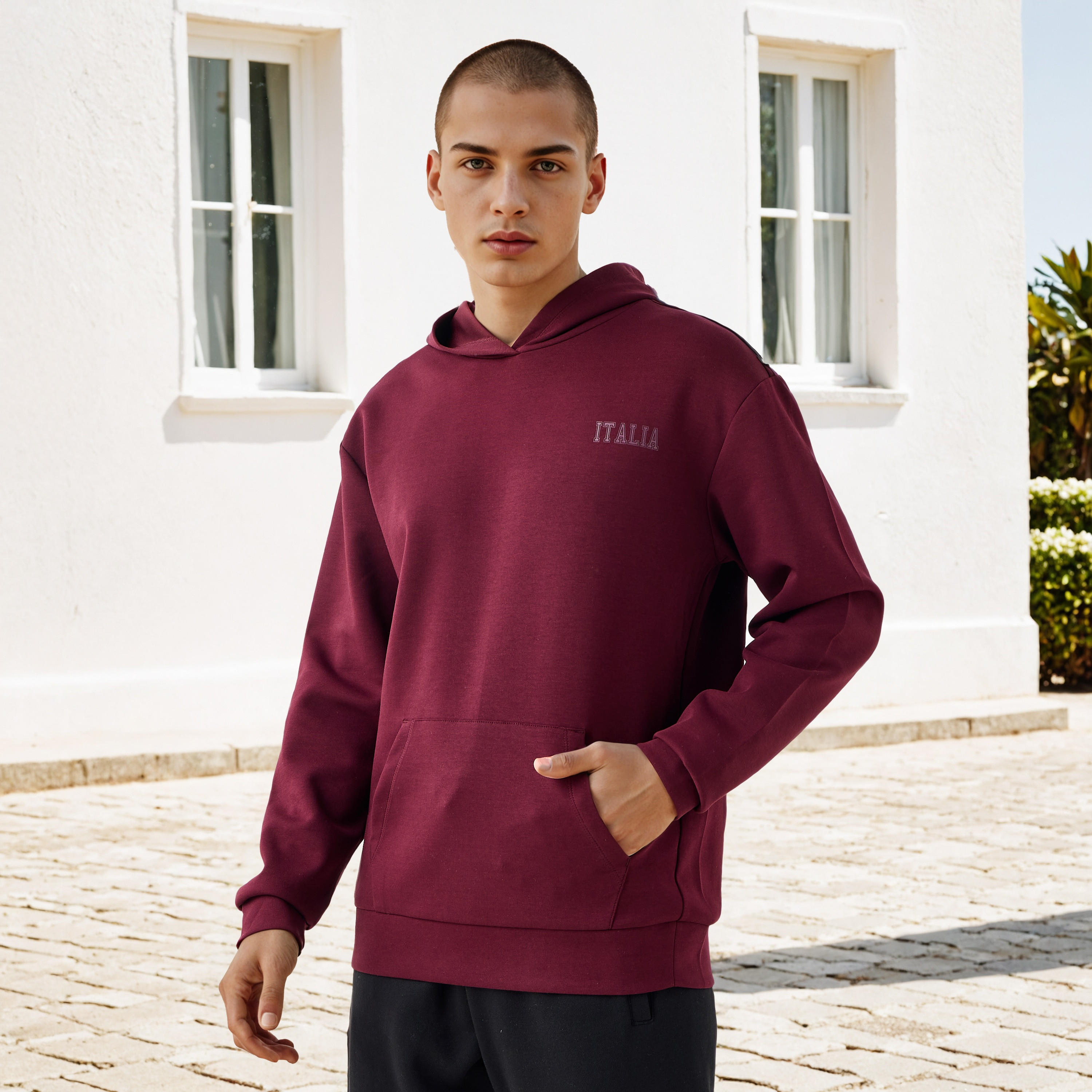 Kappa Men Hooded Sweatshirt-men-winterwear-hoodiesandsweatshirts-image-1