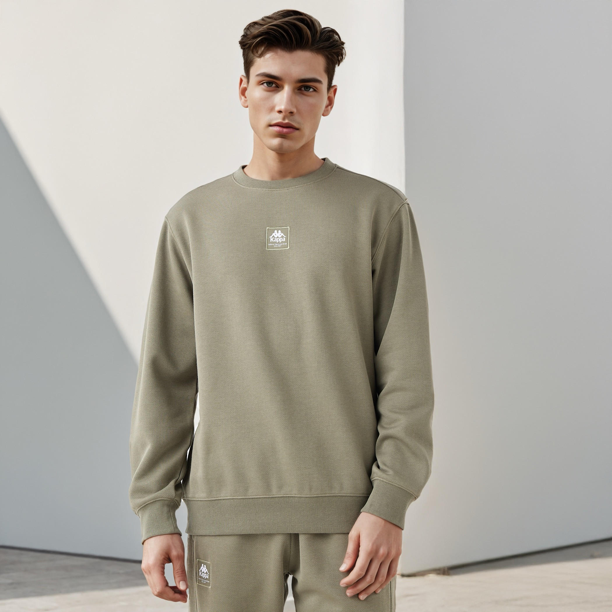 Kappa Printed Sweatshirt-men-winterwear-hoodiesandsweatshirts-image-1
