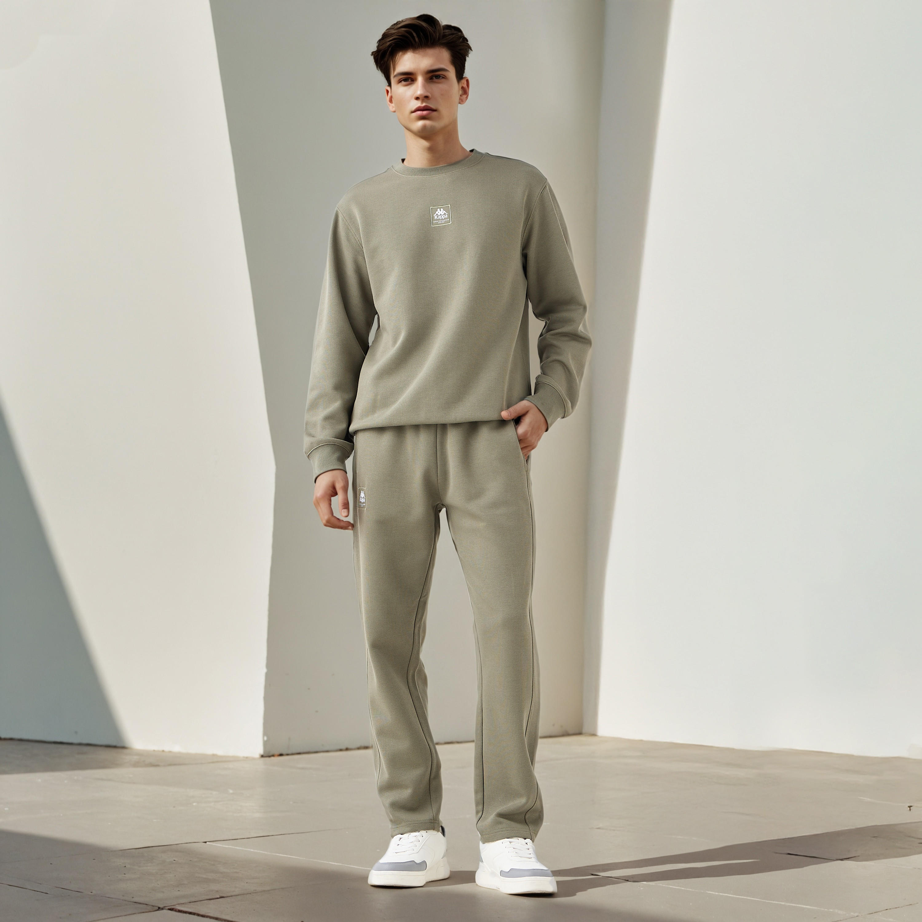 Kappa Printed Sweatshirt-men-winterwear-hoodiesandsweatshirts-image-2