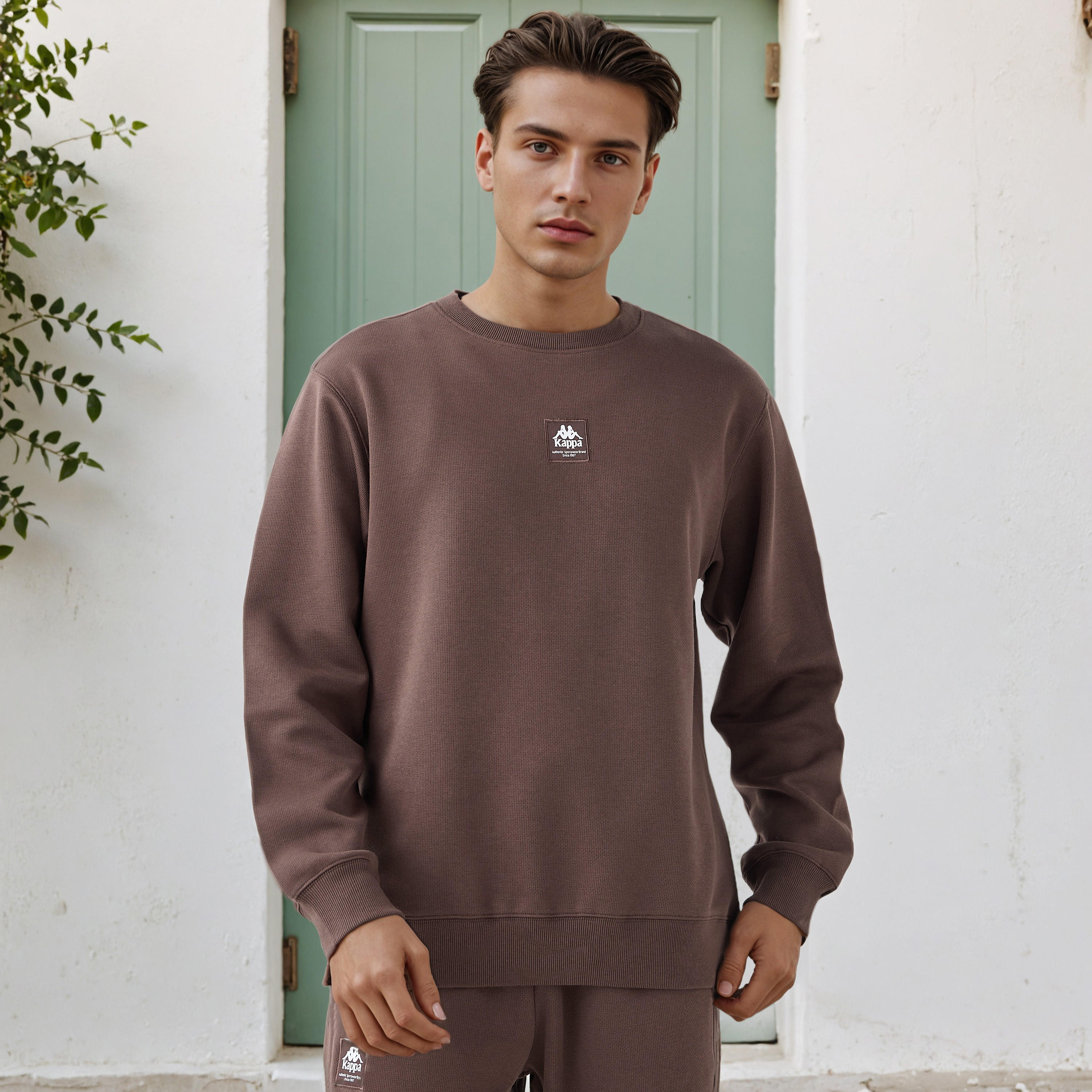 Kappa Printed Sweatshirt-men-winterwear-hoodiesandsweatshirts-image-1