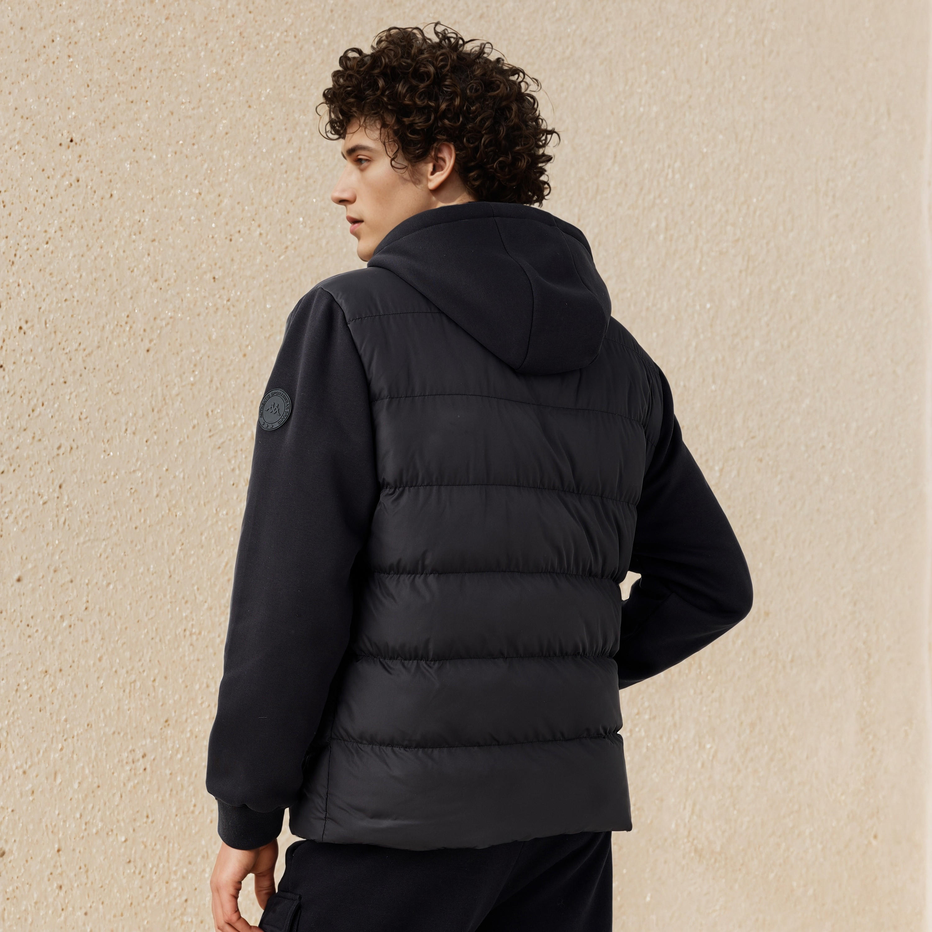 Kappa Men Regular Hooded Puffer Jacket-men-clothing-jacketsandblazers-jackets-image-3