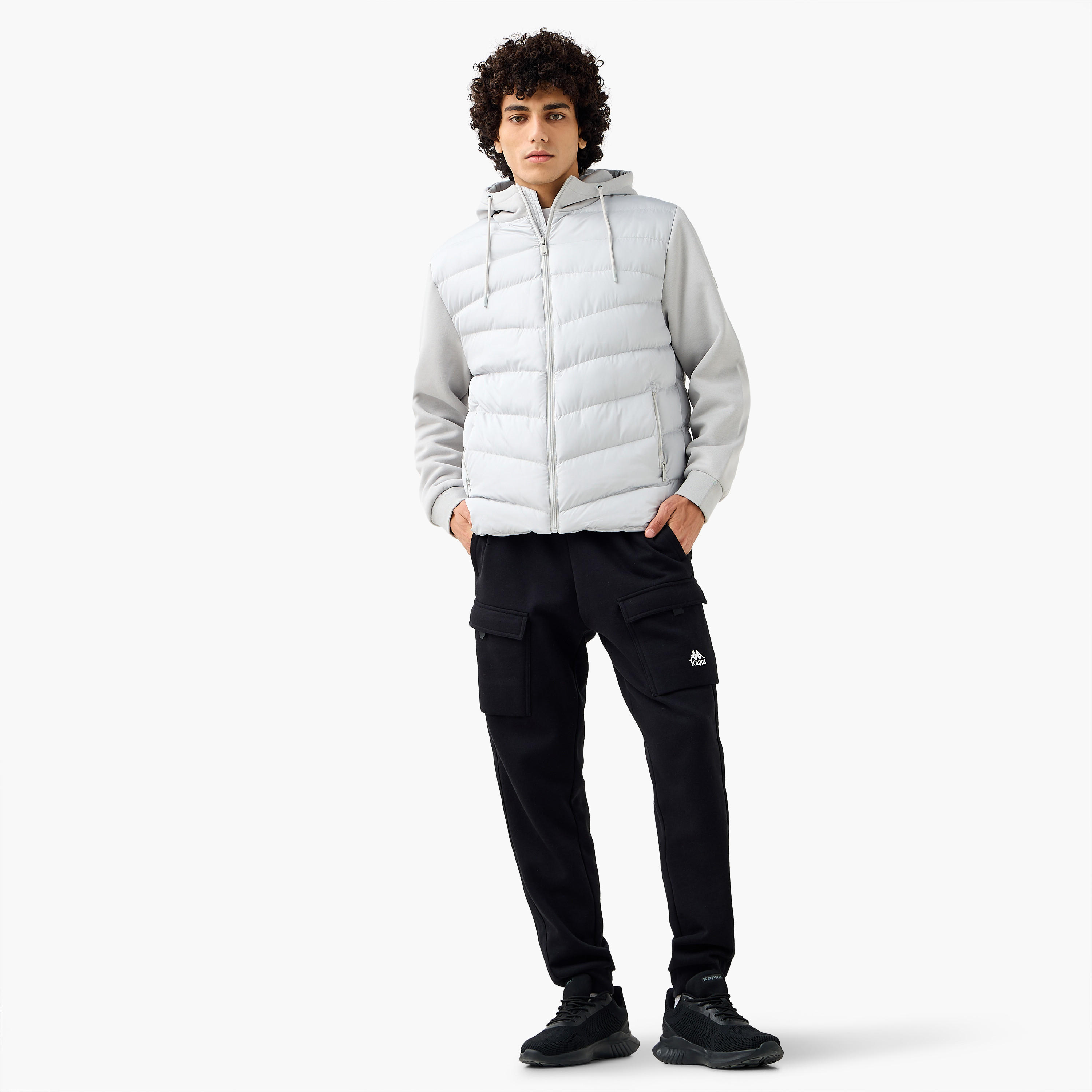 جاكيت منفوخ بقصّة عادية وقبعة للرجال من كابا-men-clothing-jacketsandblazers-jackets-image-2