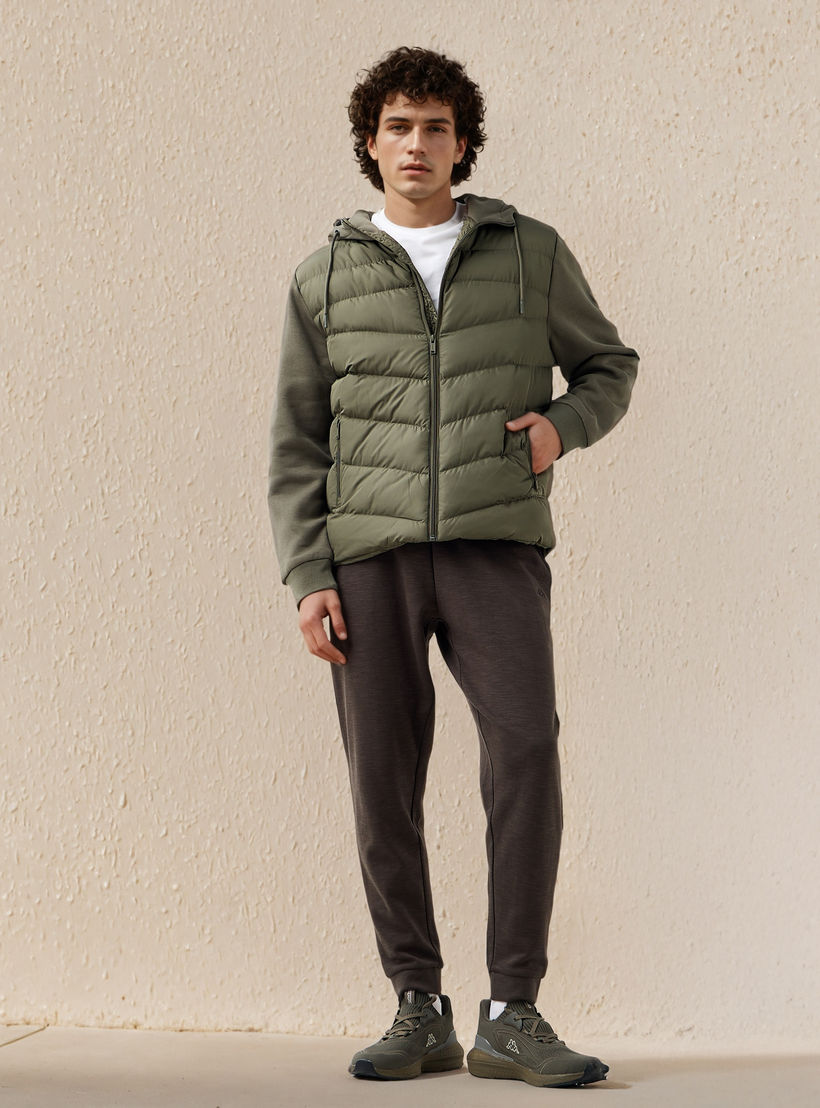 Kappa Men Regular Hooded Puffer Jacket-men-clothing-jacketsandblazers-jackets-image-2