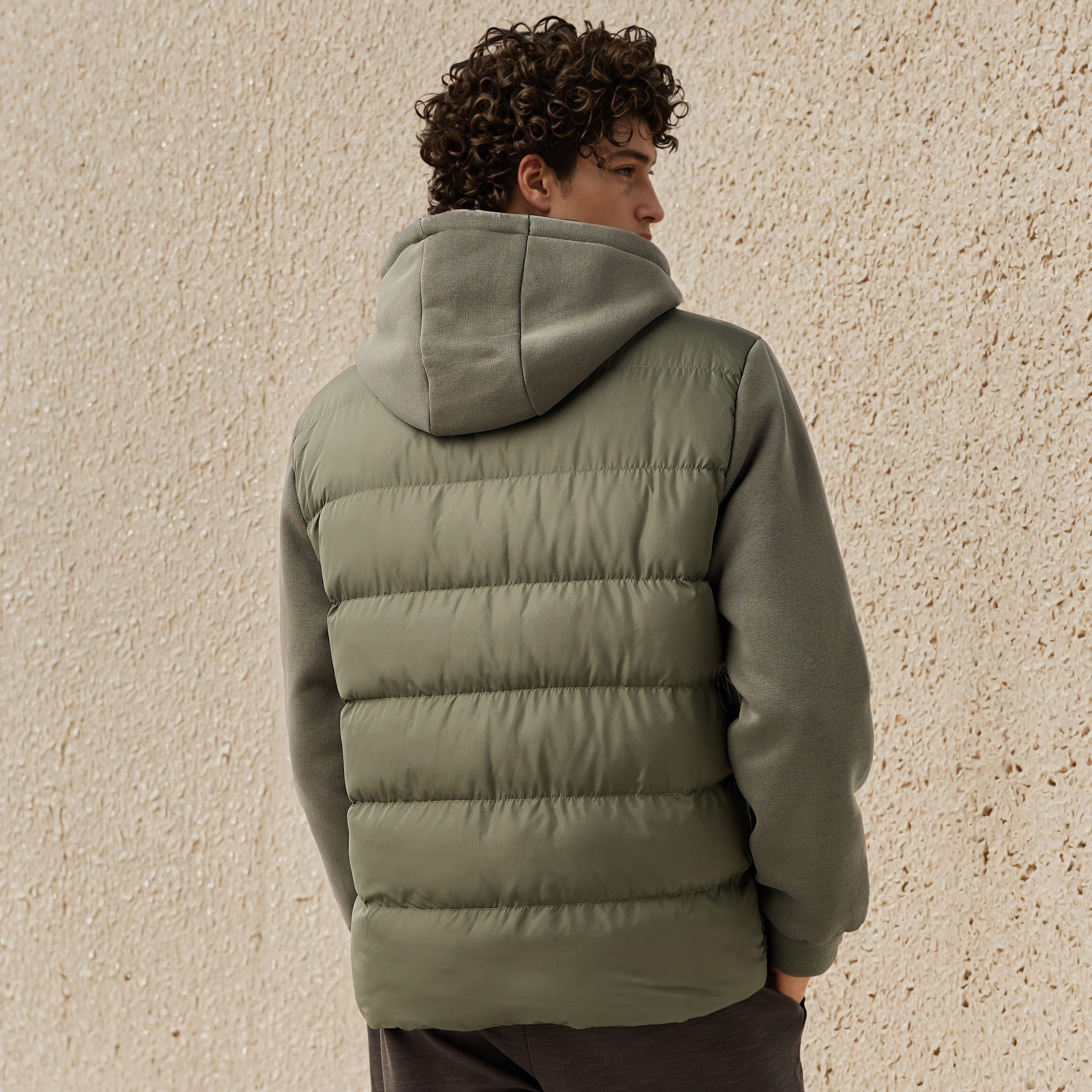 Kappa Men Regular Hooded Puffer Jacket-men-clothing-jacketsandblazers-jackets-image-3