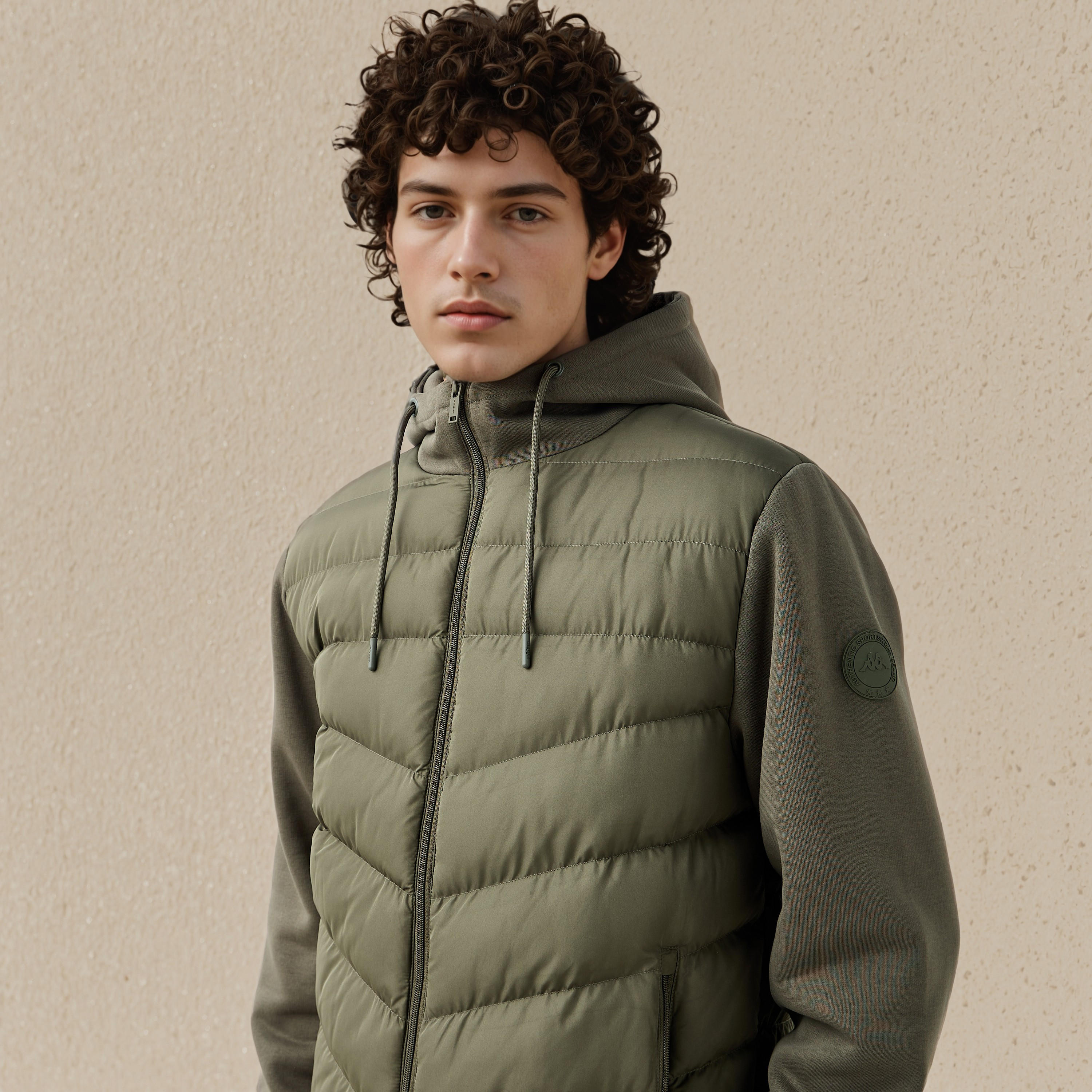 Kappa Men Regular Hooded Puffer Jacket-men-clothing-jacketsandblazers-jackets-image-6
