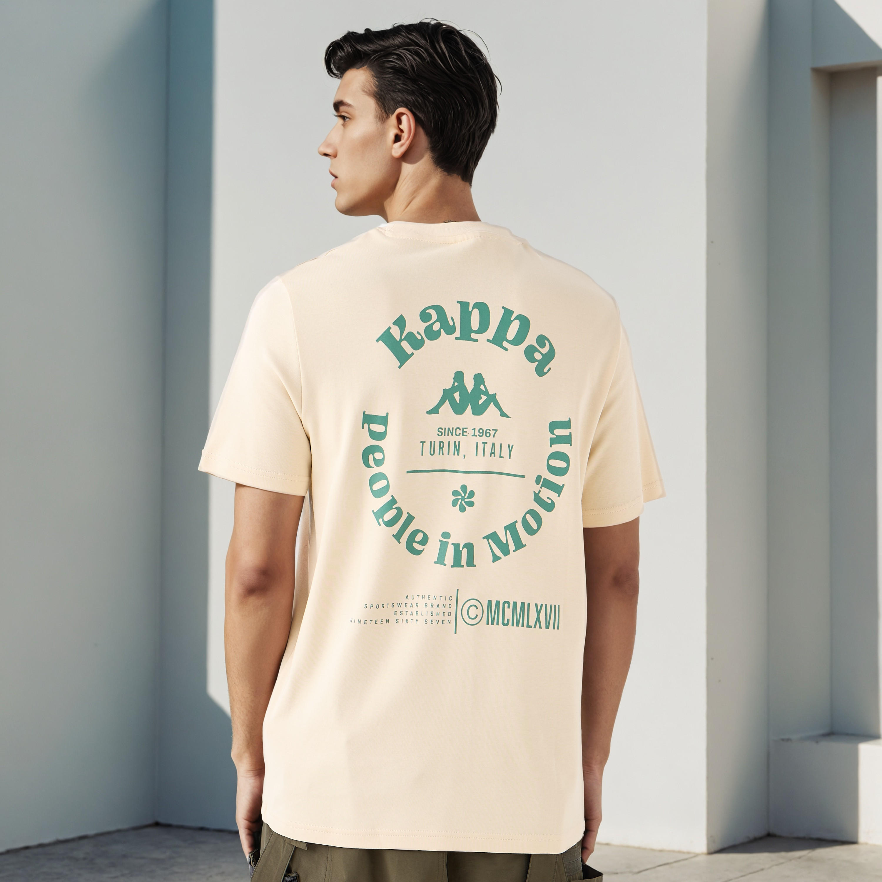 Kappa Logo Print T-shirt-men-clothing-sportswearandactivewear-tshirtsandpolos-image-1