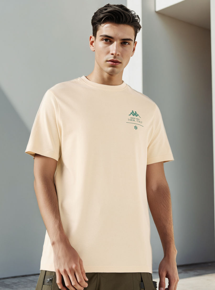 Kappa Logo Print T-shirt-men-clothing-sportswearandactivewear-tshirtsandpolos-image-3