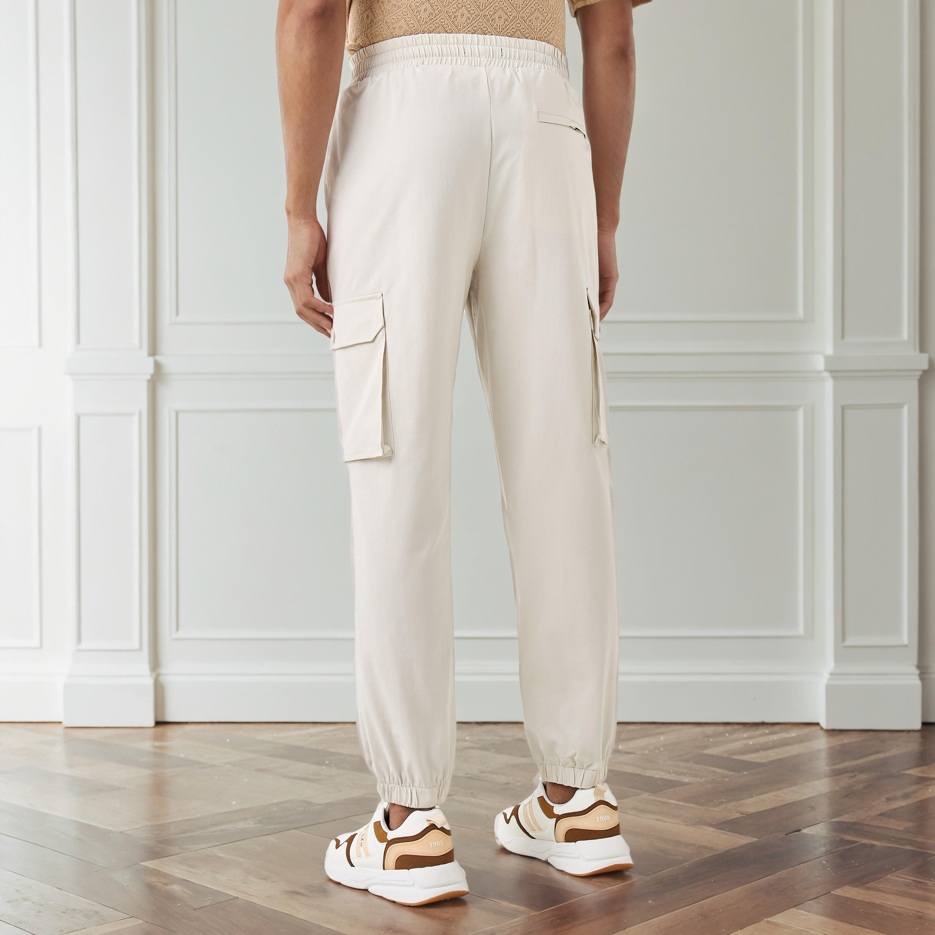 Love Pangolin Men Flexi Waist Joggers with Pockets-men-clothing-sportswearandactivewear-bottoms-joggers-image-3