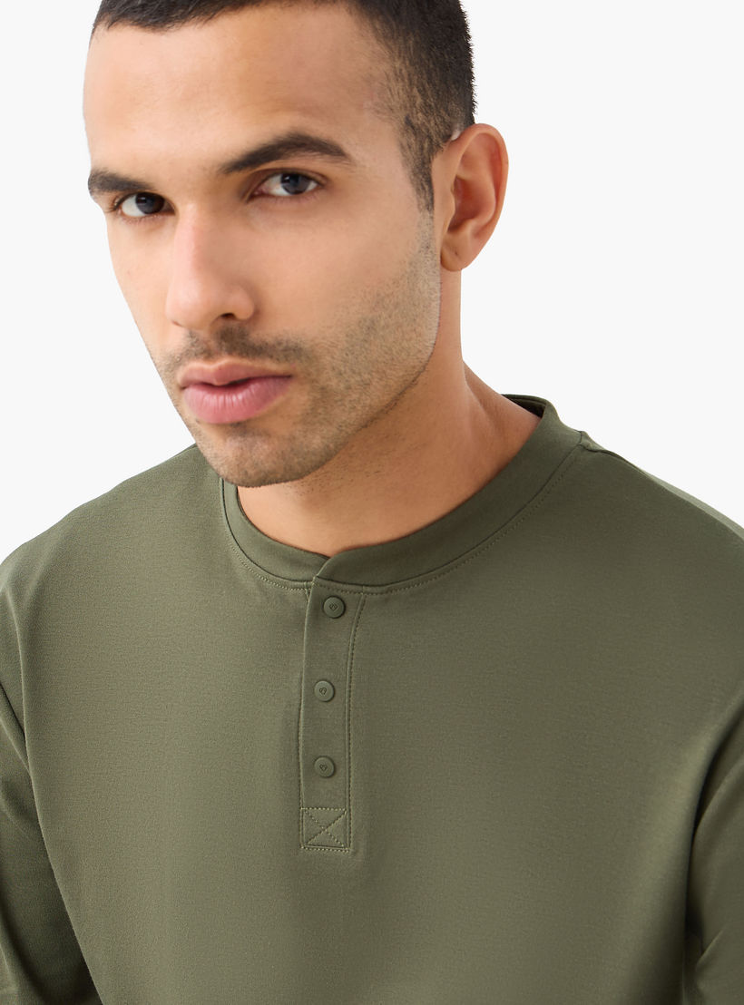 Love Pangolin Men Henley Neck T-shirt-men-clothing-sportswearandactivewear-tshirtsandpolos-image-4