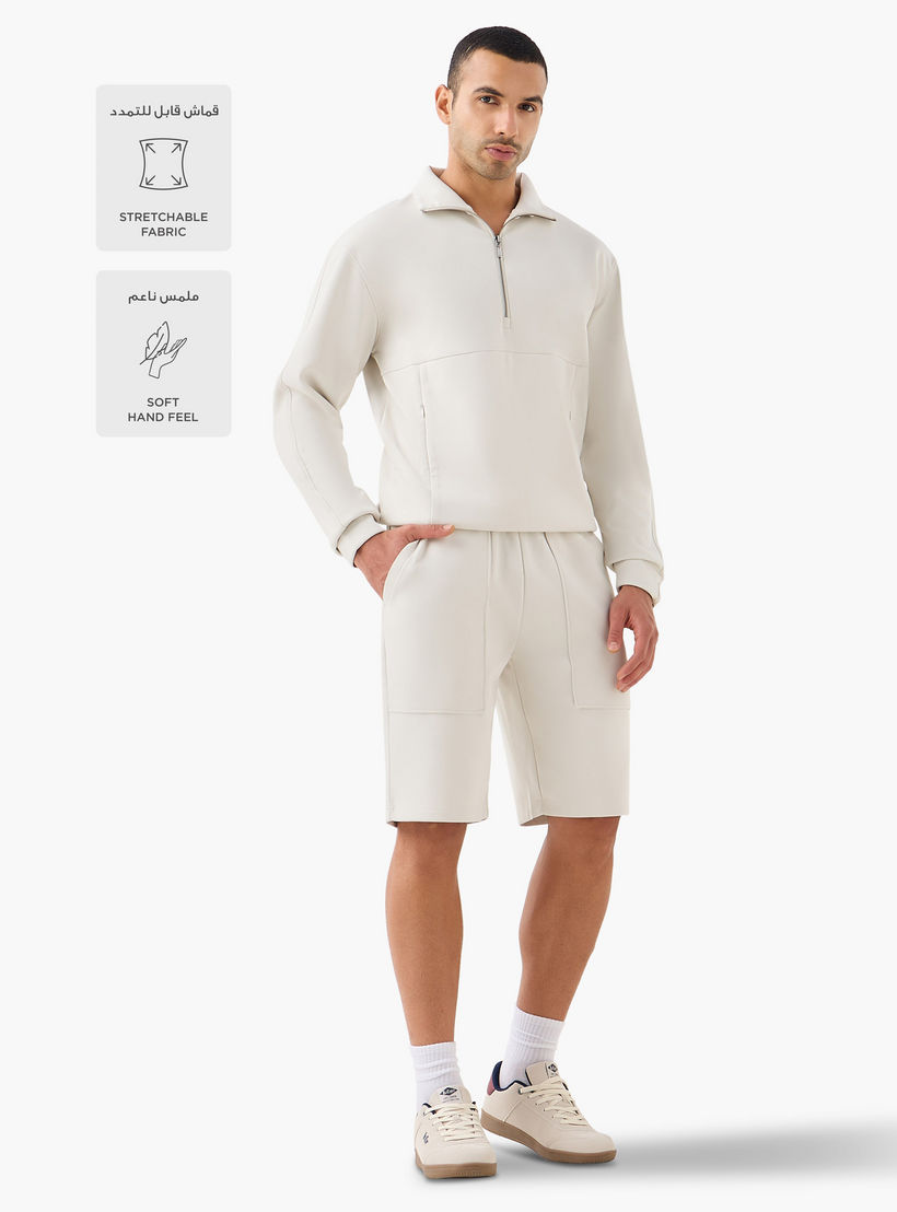 Love Pangolin Men Quarter Zip Sweatshirt-men-winterwear-hoodiesandsweatshirts-image-2