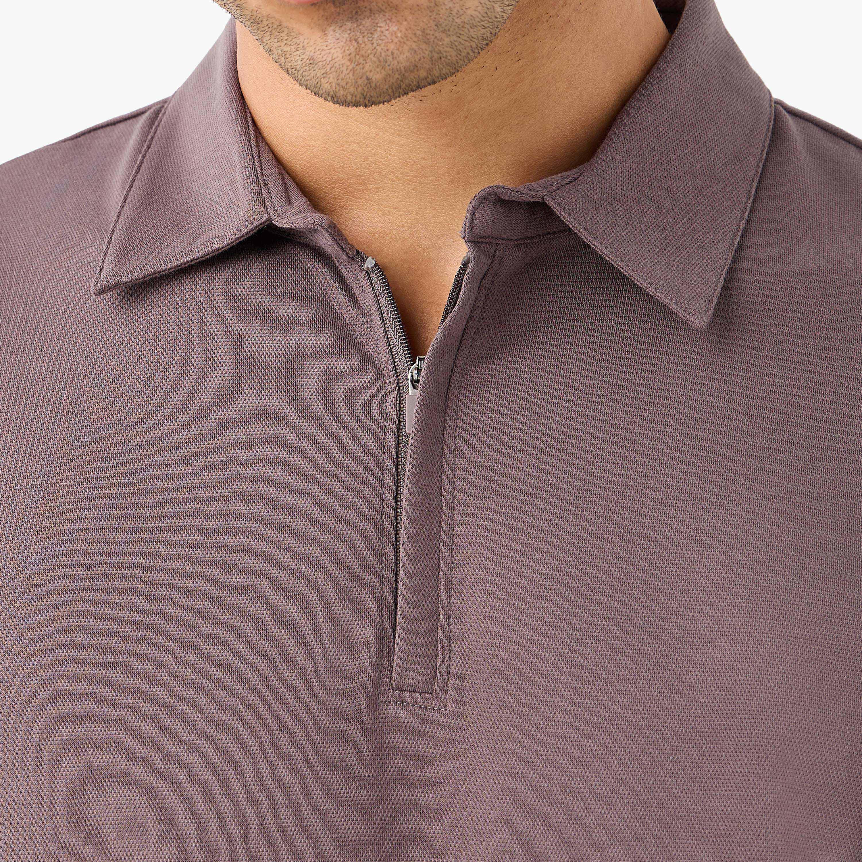 تيشيرت بولو رياضي نصف سحاب للرجال من لوف بانغولين-men-clothing-tshirtsandpolos-polos-image-1