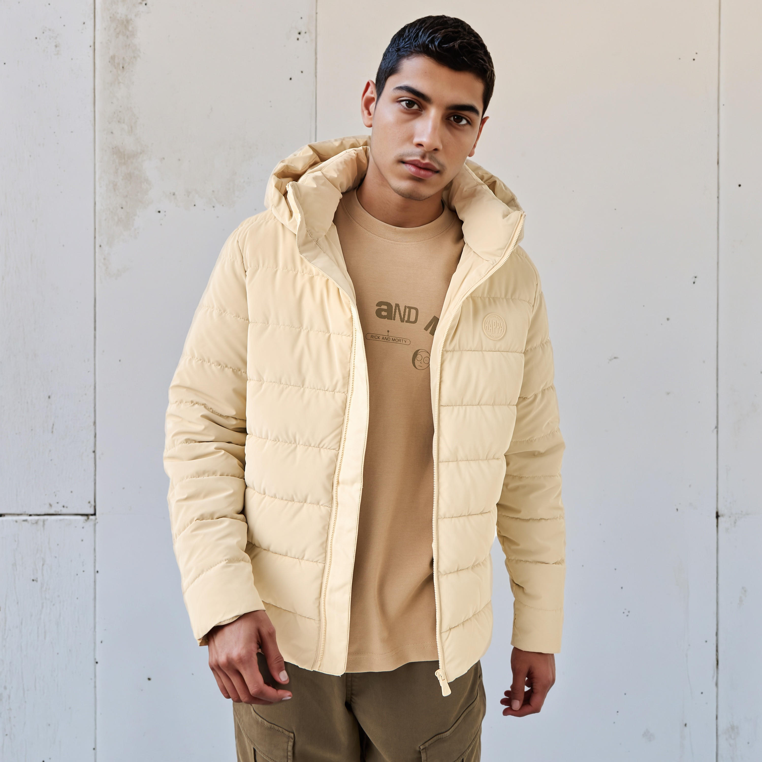 Kappa Men Regular Fit Hooded Puffer Jacket-men-clothing-jacketsandblazers-jackets-image-1
