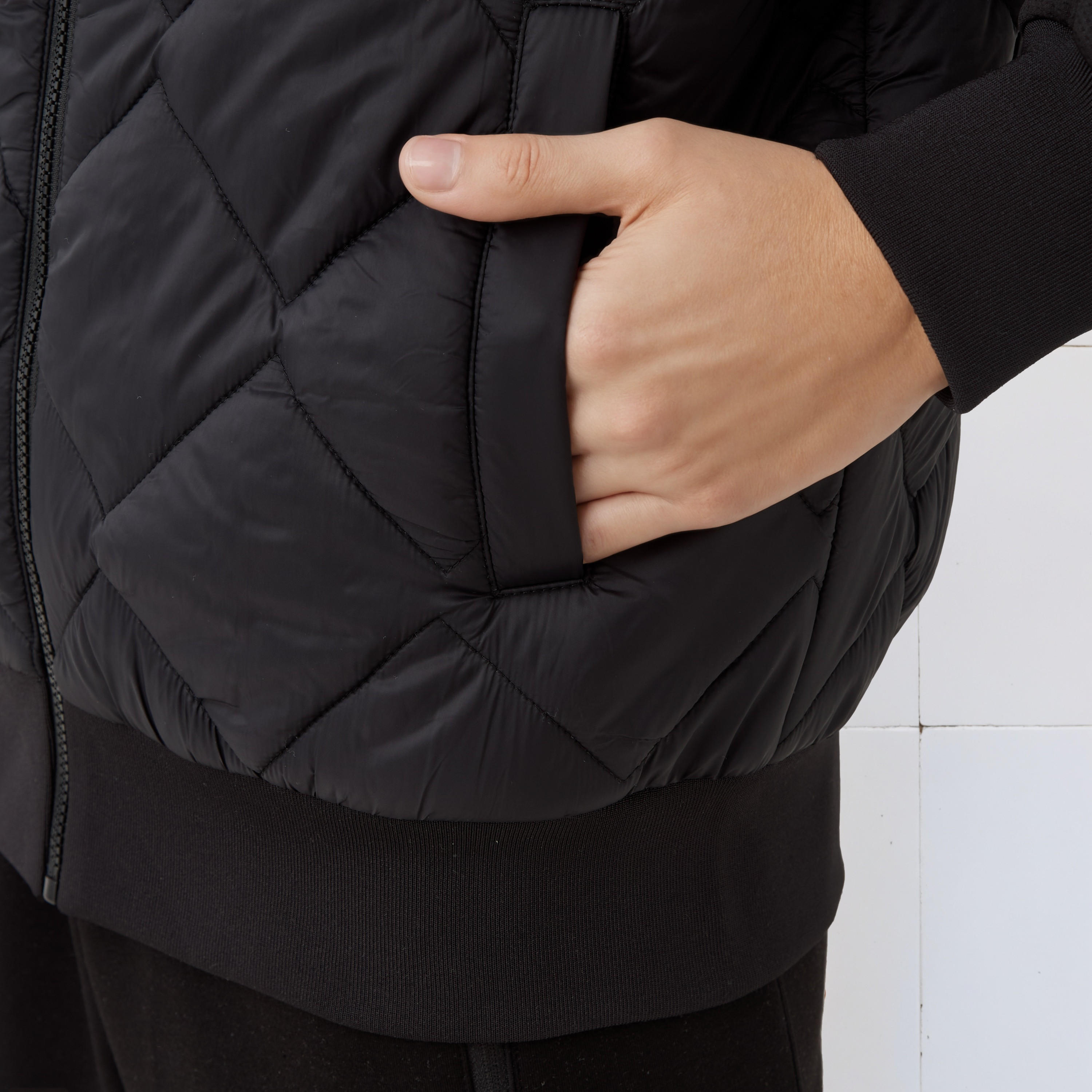 Kappa Men Quilted Zip Closure Jacket-men-clothing-jacketsandblazers-jackets-image-4
