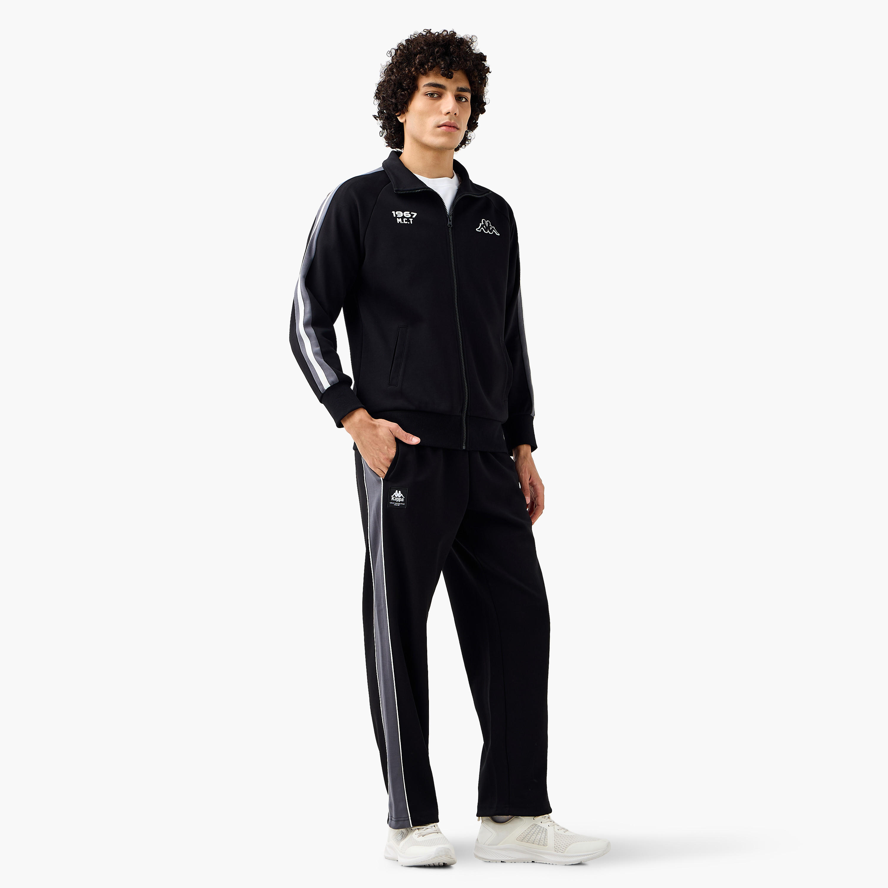 Kappa Men Regular Fit High Neck Jacket-men-clothing-jacketsandblazers-jackets-image-2