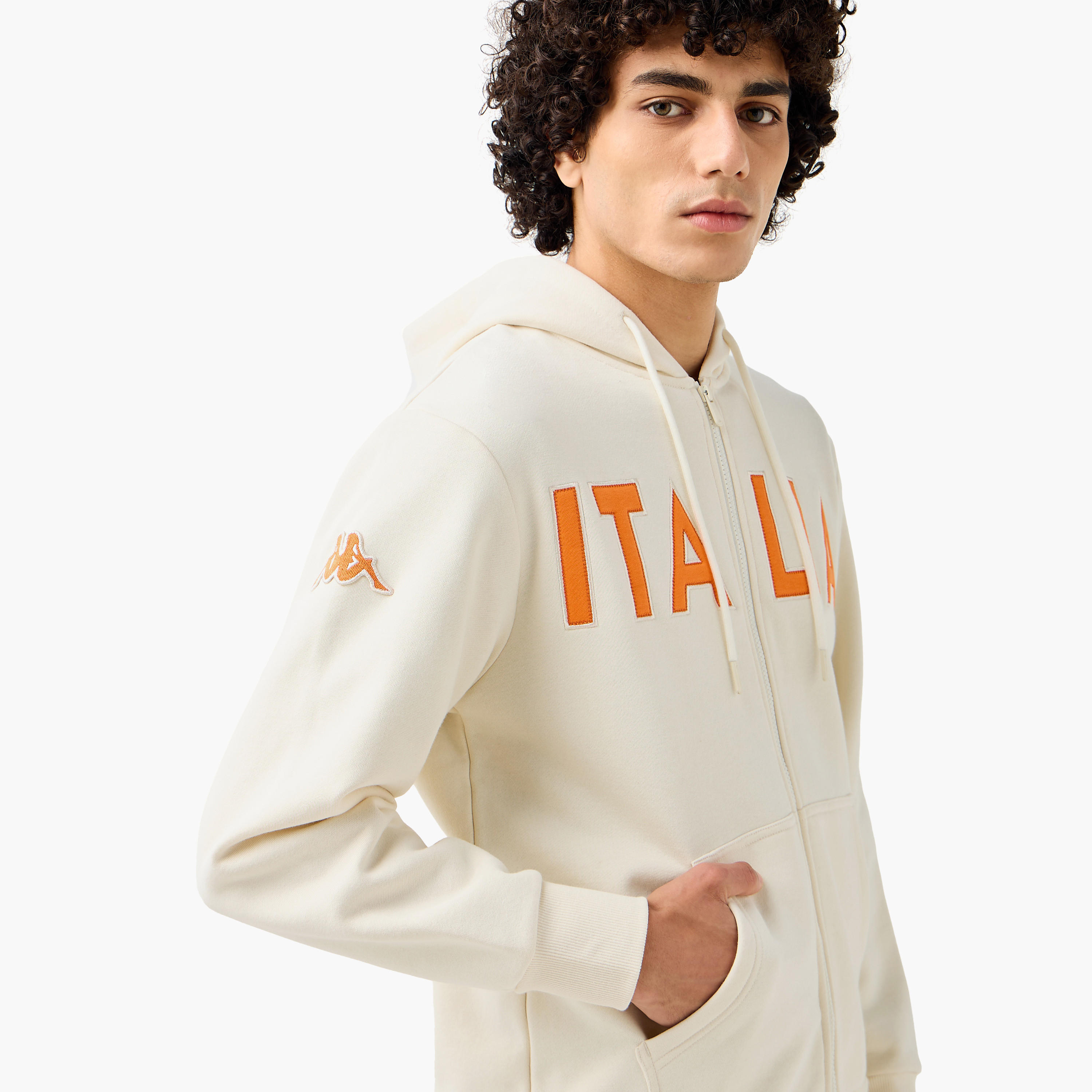 Kappa Men's Italia Embroidered Hoodie-men-winterwear-hoodiesandsweatshirts-image-3
