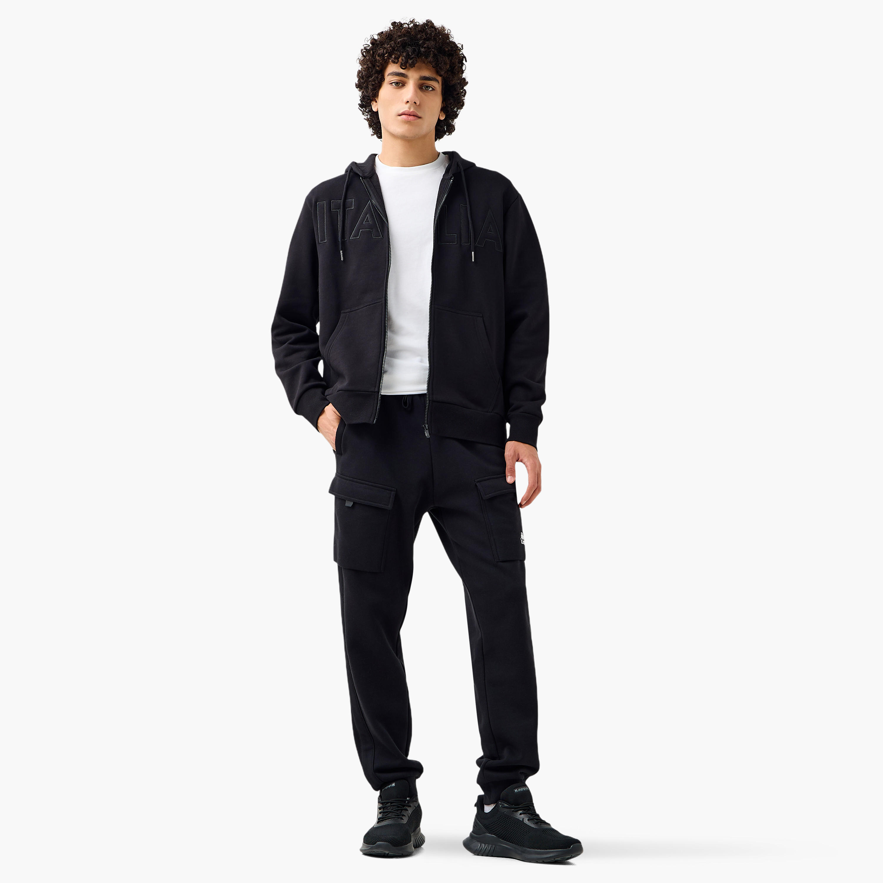 Kappa Men's Italia Embroidered Hoodie-men-winterwear-hoodiesandsweatshirts-image-2