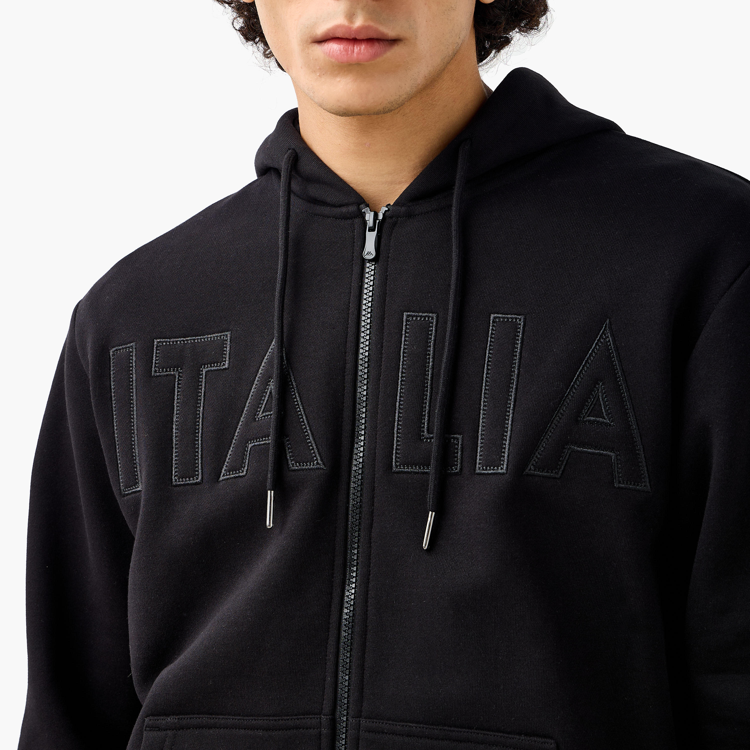 Kappa Men's Italia Embroidered Hoodie-men-winterwear-hoodiesandsweatshirts-image-3