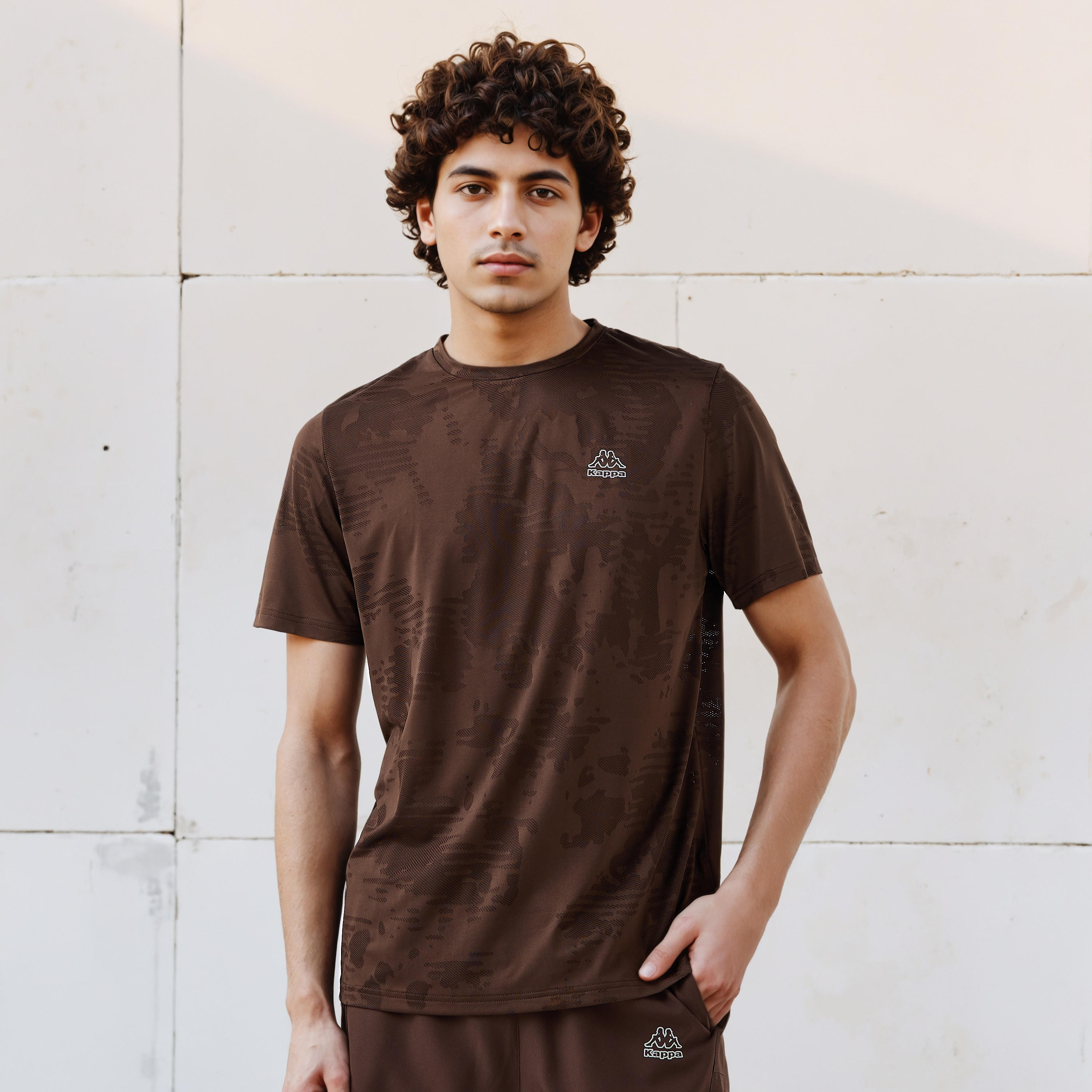 Kappa Men Performance Textured T-shirt-men-clothing-sportswearandactivewear-tshirtsandpolos-image-1