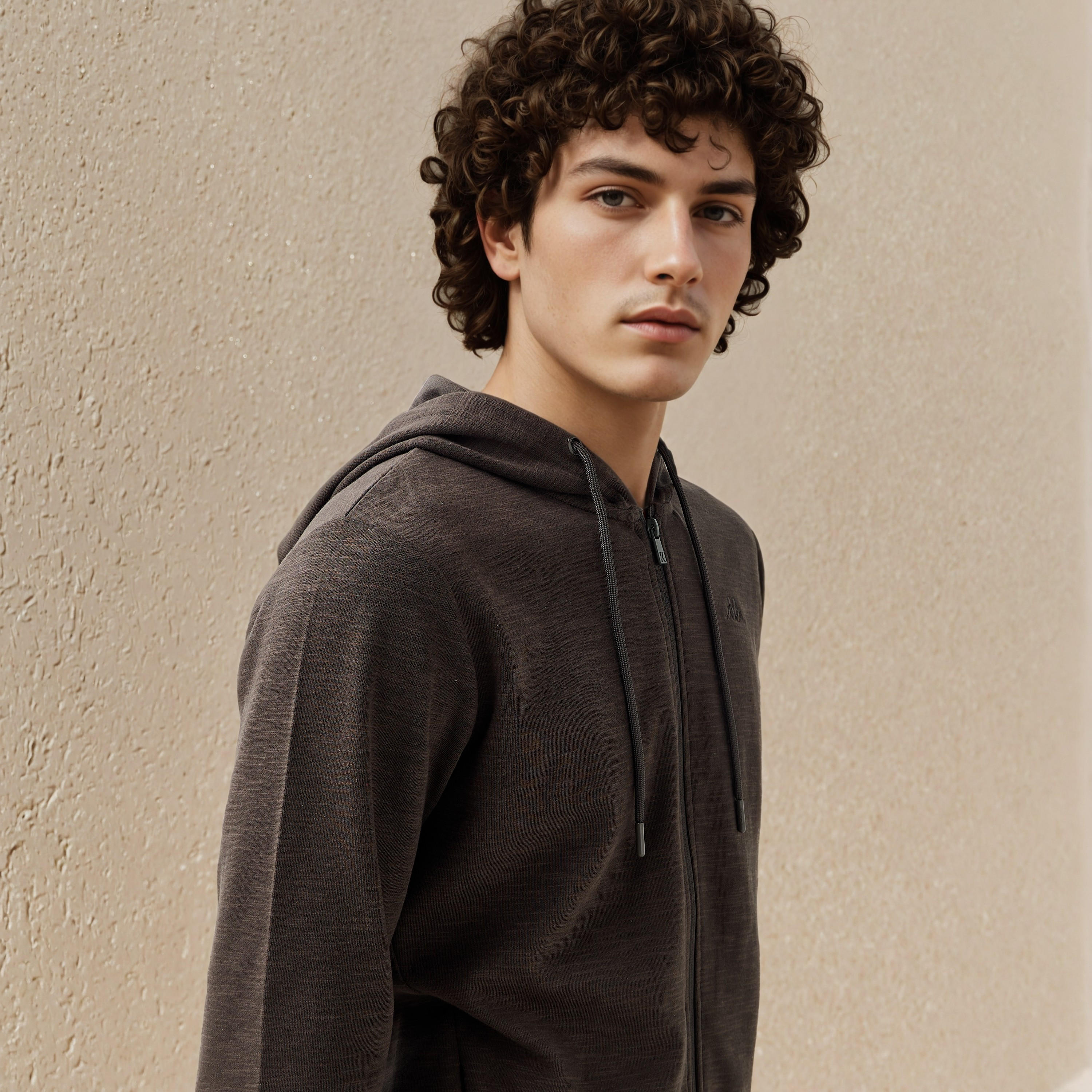 هودي بارز الملمس للرجال من كابا-men-winterwear-hoodiesandsweatshirts-image-1
