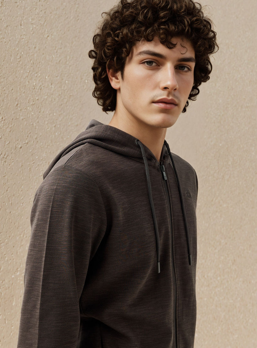 هودي بارز الملمس للرجال من كابا-men-winterwear-hoodiesandsweatshirts-image-1