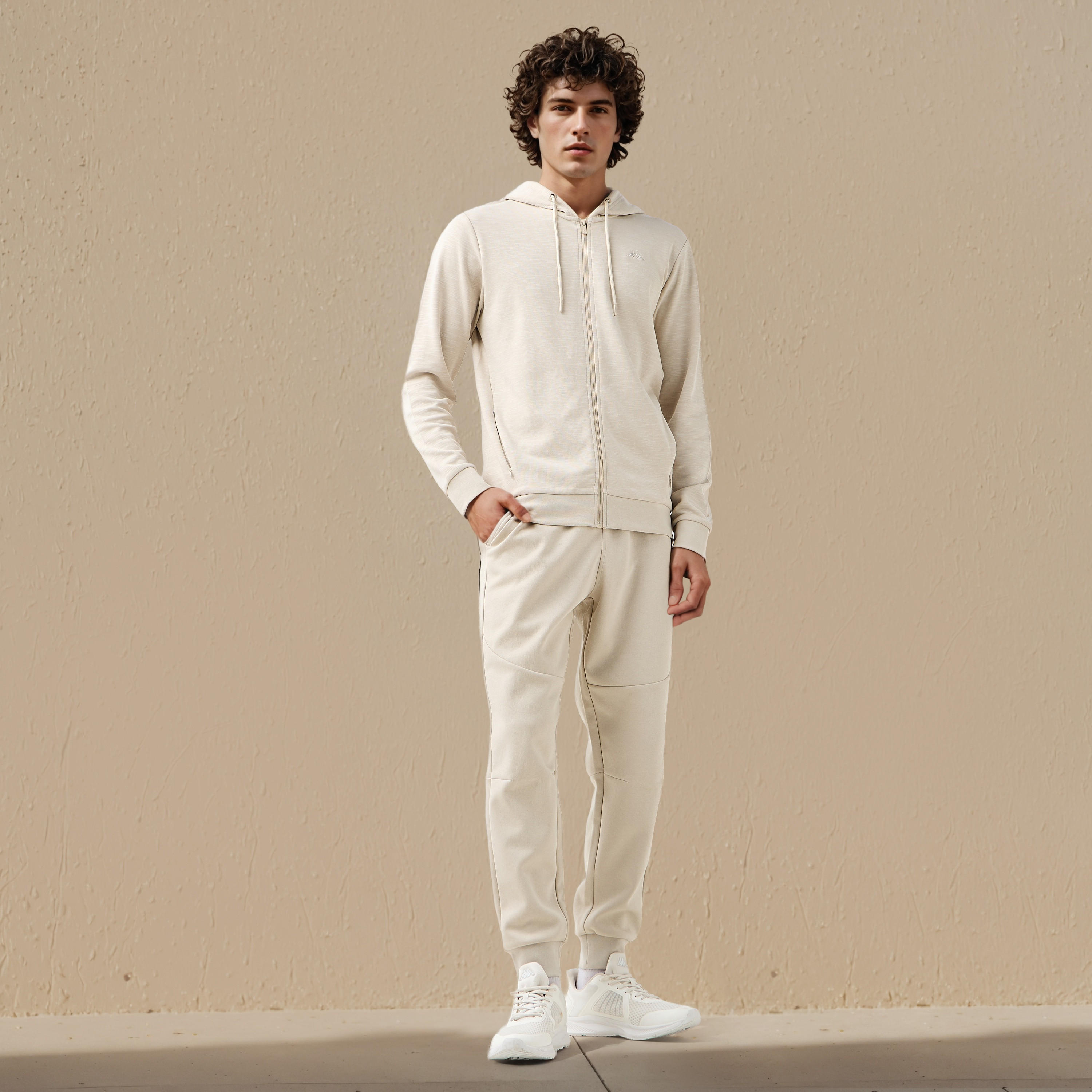 Kappa Men Essential Textured Hoodie-men-winterwear-hoodiesandsweatshirts-image-2