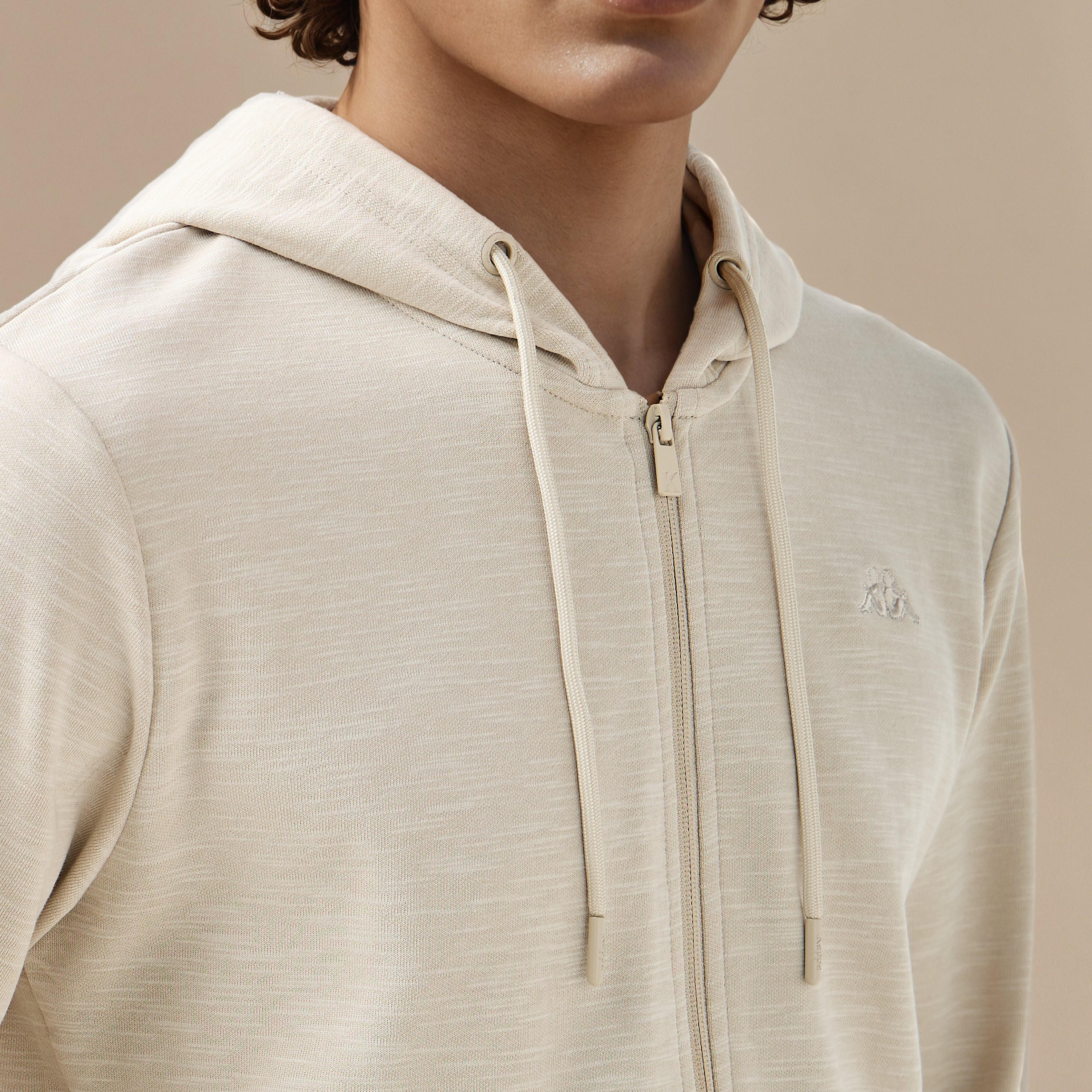 Kappa Men Essential Textured Hoodie-men-winterwear-hoodiesandsweatshirts-image-4
