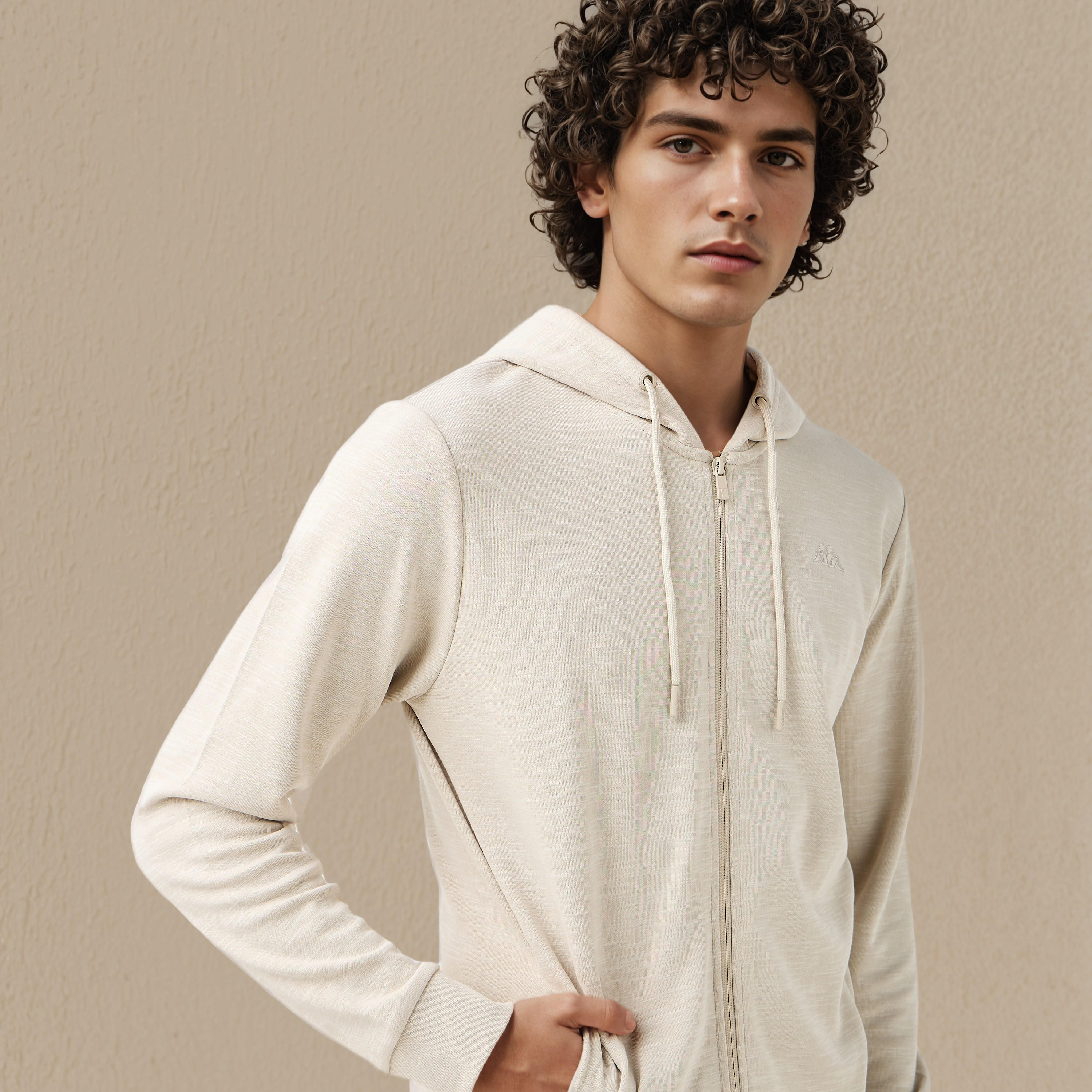 Kappa Men Essential Textured Hoodie-men-winterwear-hoodiesandsweatshirts-image-5