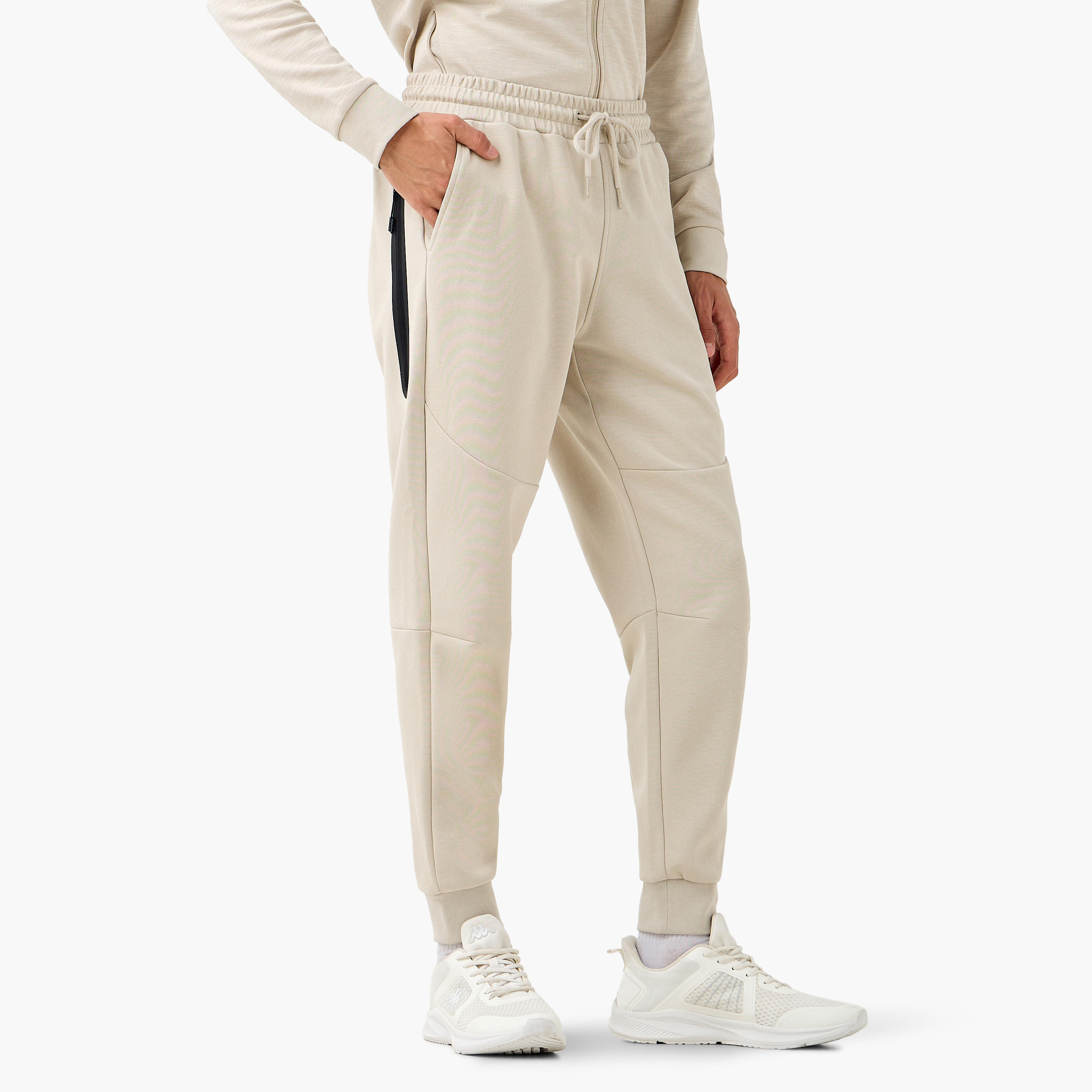 Kappa Men Panelled Drawstring Closure Joggers-men-clothing-sportswearandactivewear-bottoms-joggers-image-1