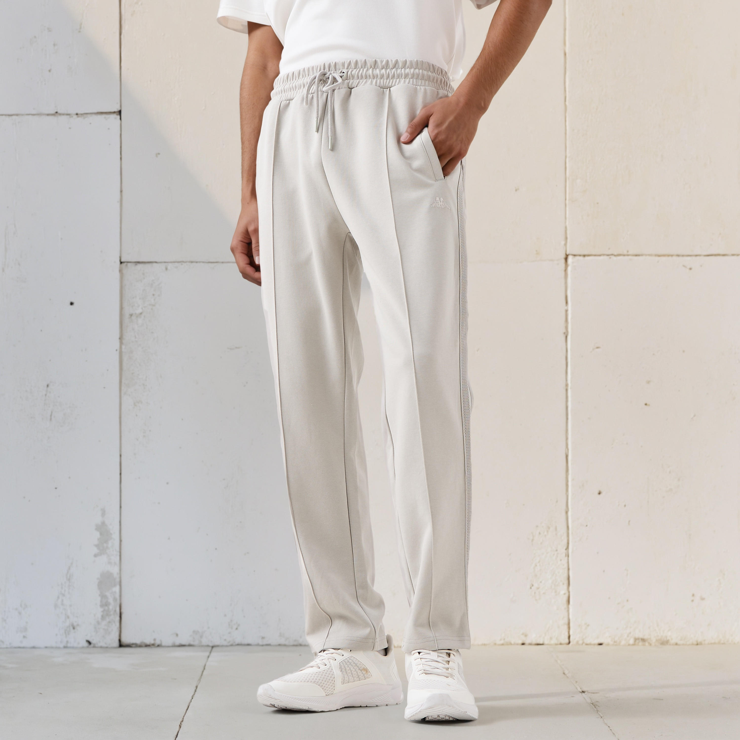 Kappa Men Drawstring Closure Track Pants-men-clothing-sportswearandactivewear-bottoms-joggers-image-1