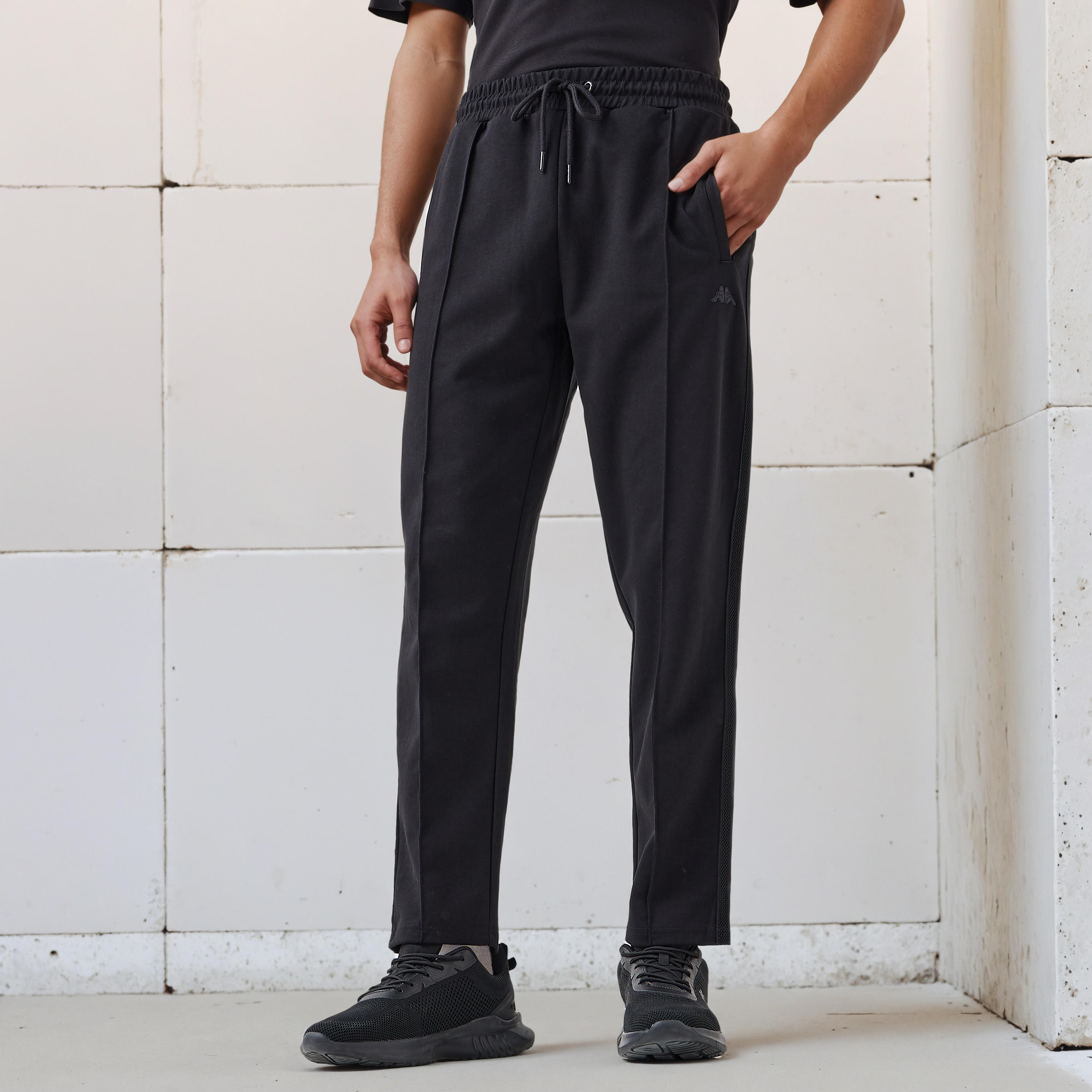 Kappa Men Drawstring Closure Track Pants-men-clothing-sportswearandactivewear-bottoms-joggers-image-1