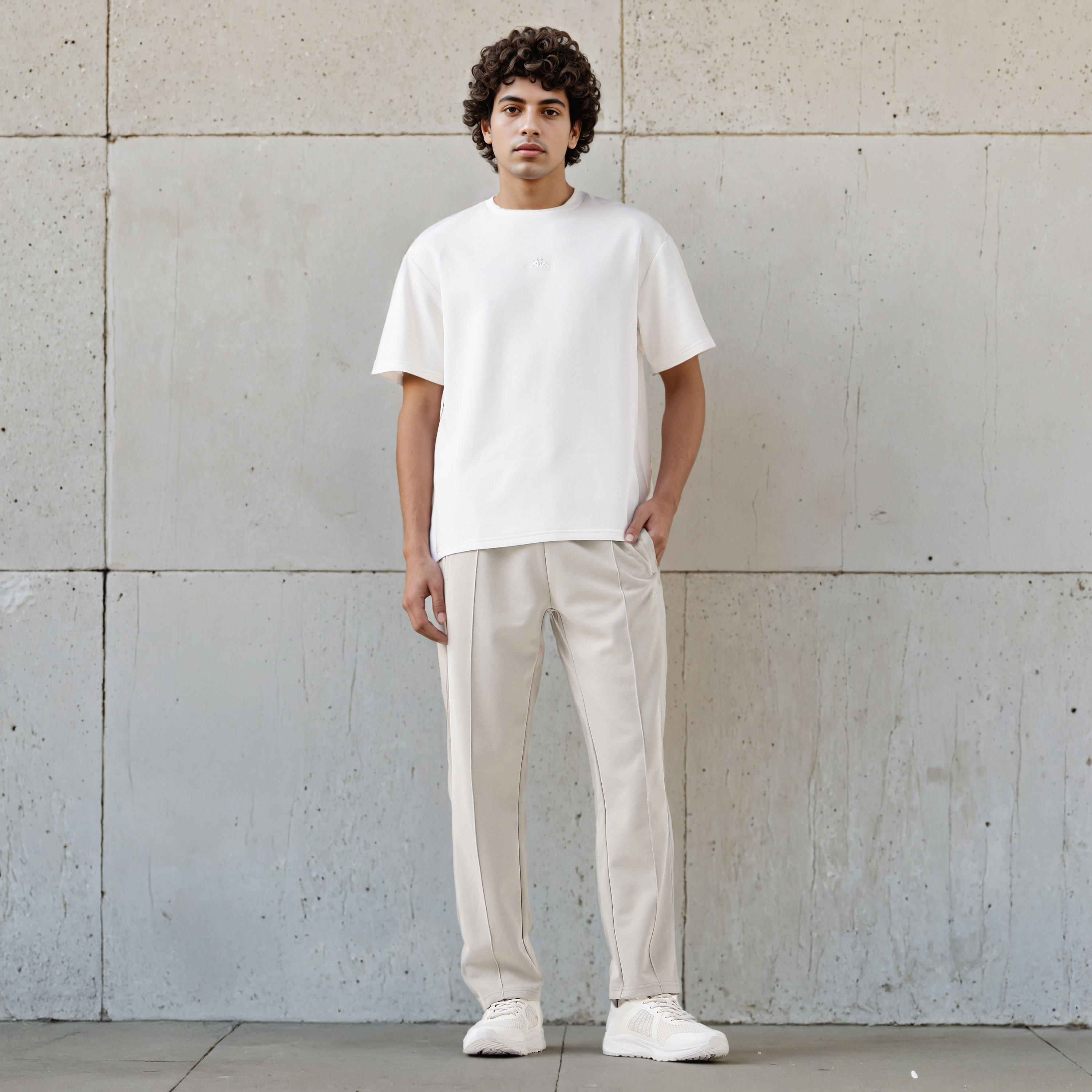 تيشيرت رجالي بزينة شريط من كابا-men-clothing-sportswearandactivewear-tshirtsandpolos-image-2