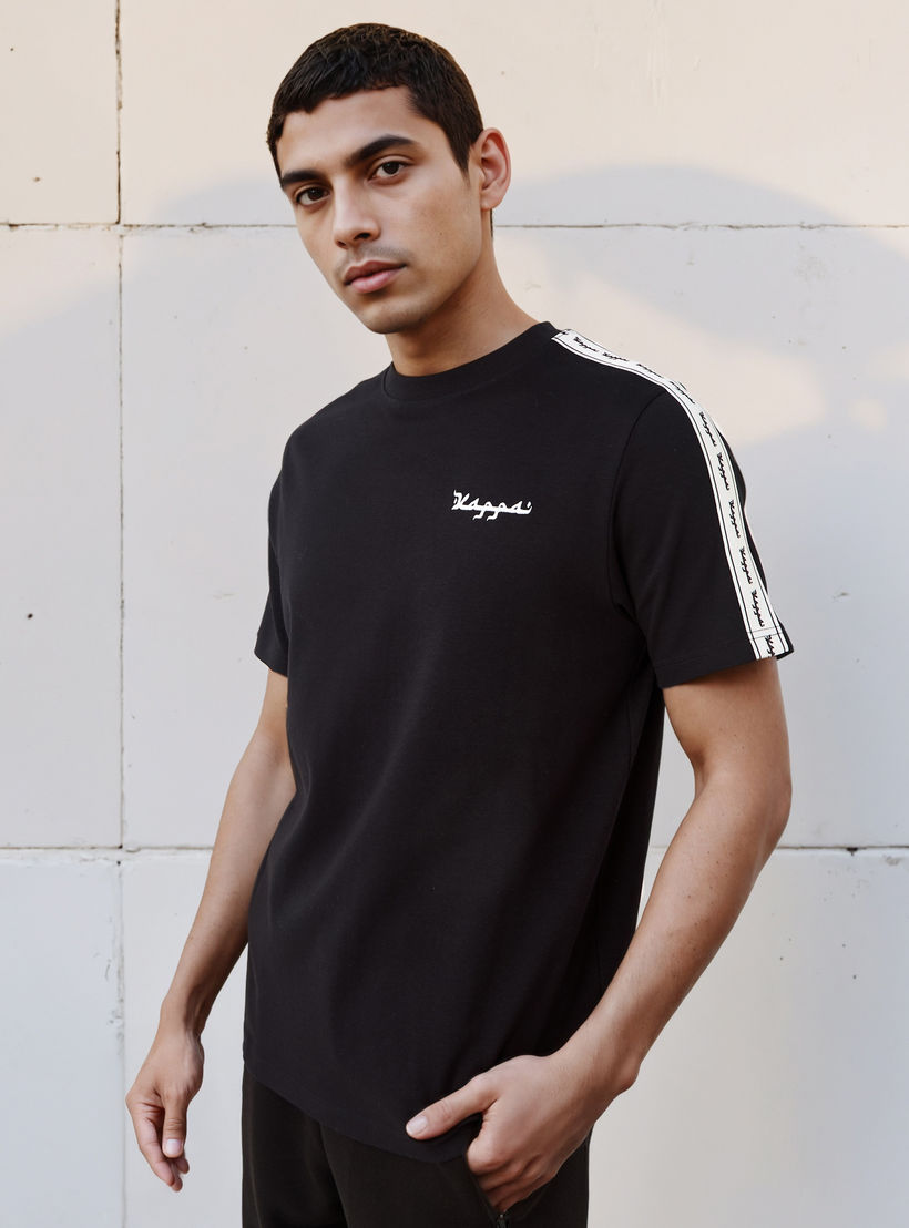Kappa Men Logo Print T-shirt-men-clothing-sportswearandactivewear-tshirtsandpolos-image-1