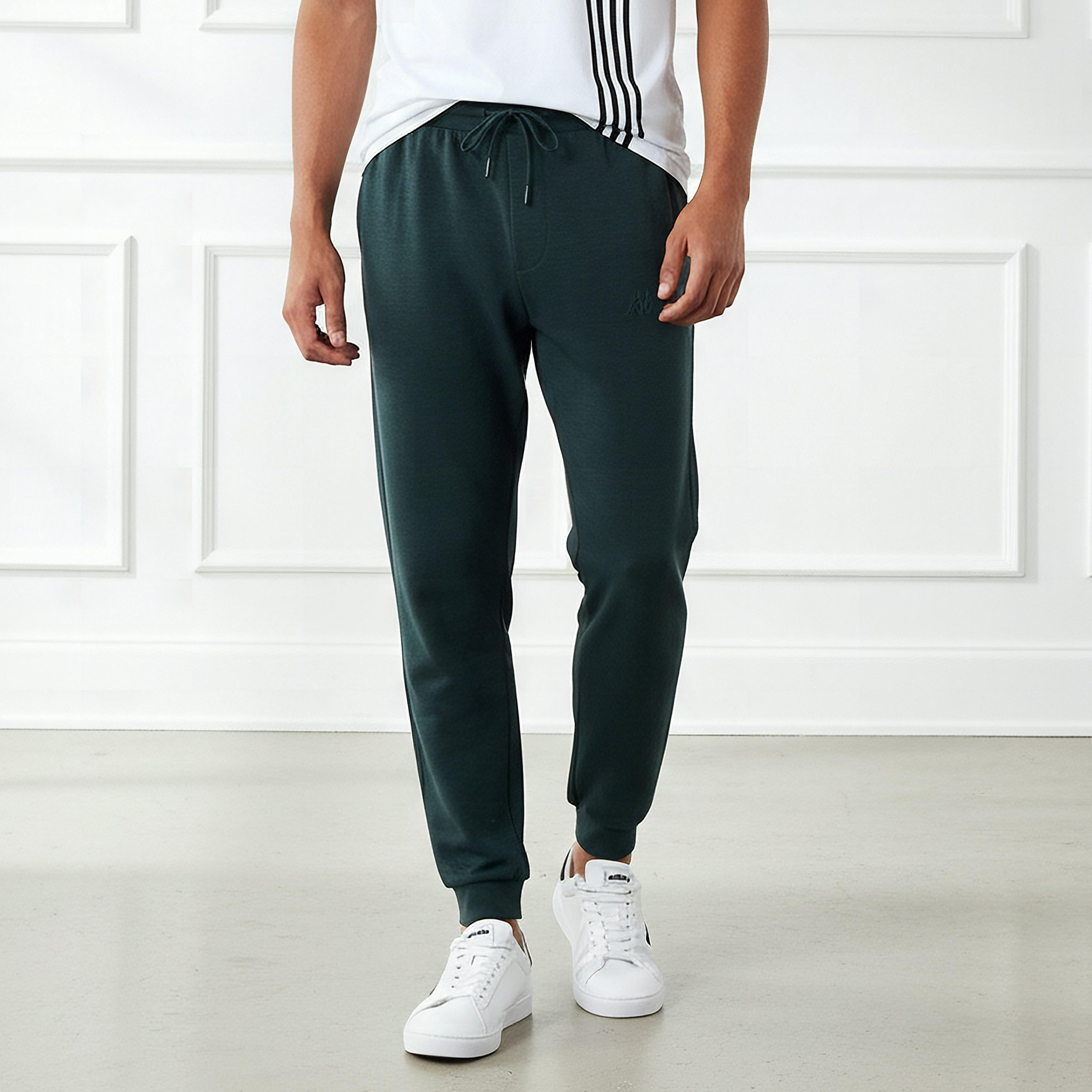 Kappa Men Essential Joggers with Drawstring Closure-men-clothing-sportswearandactivewear-bottoms-joggers-image-1