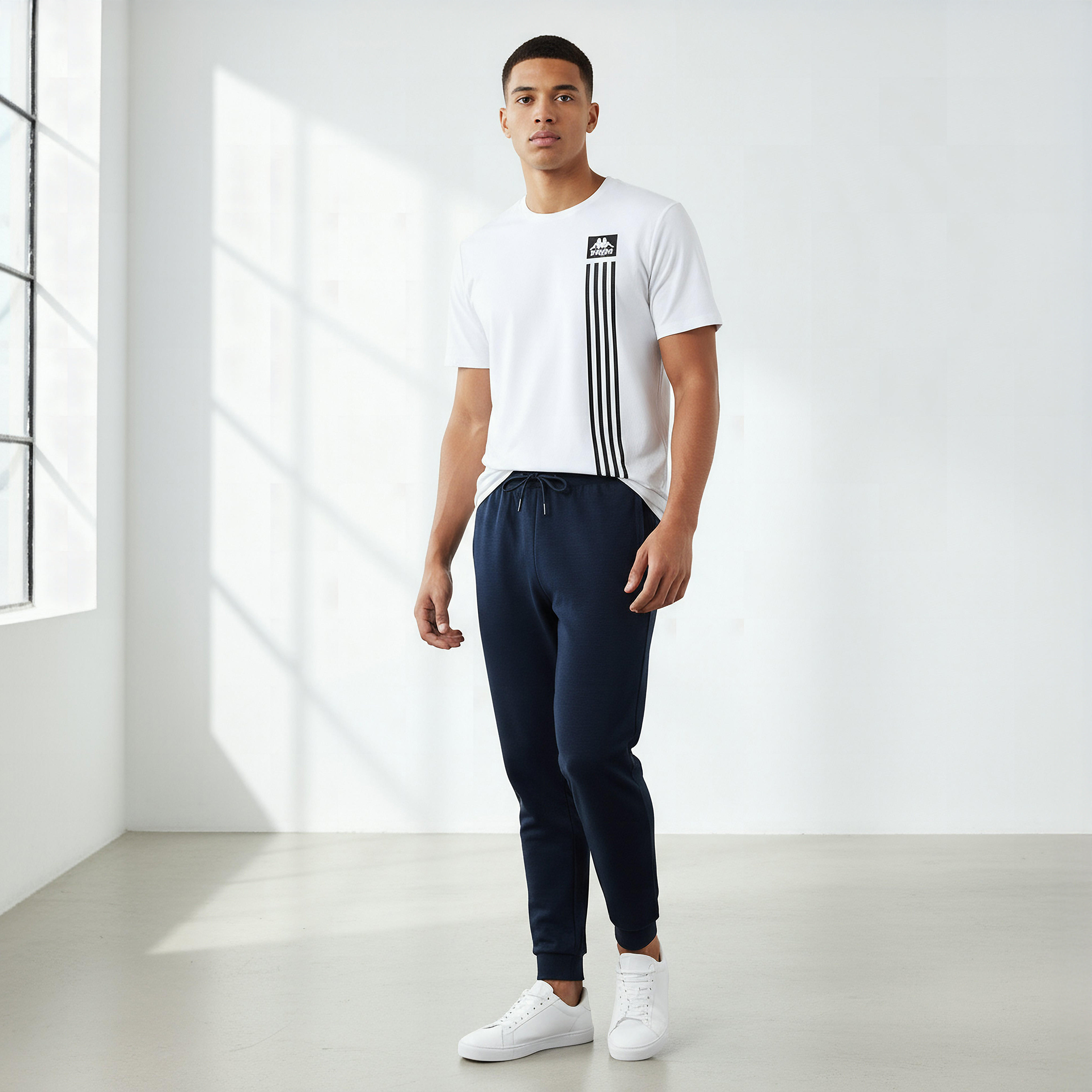 Kappa Men Essential Joggers with Drawstring Closure-men-clothing-sportswearandactivewear-bottoms-joggers-image-2