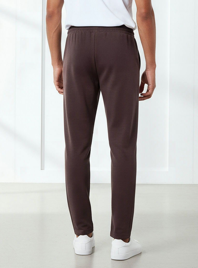 Kappa Men Regular Fit Joggers with Drawstring Waist-men-clothing-sportswearandactivewear-bottoms-joggers-image-3