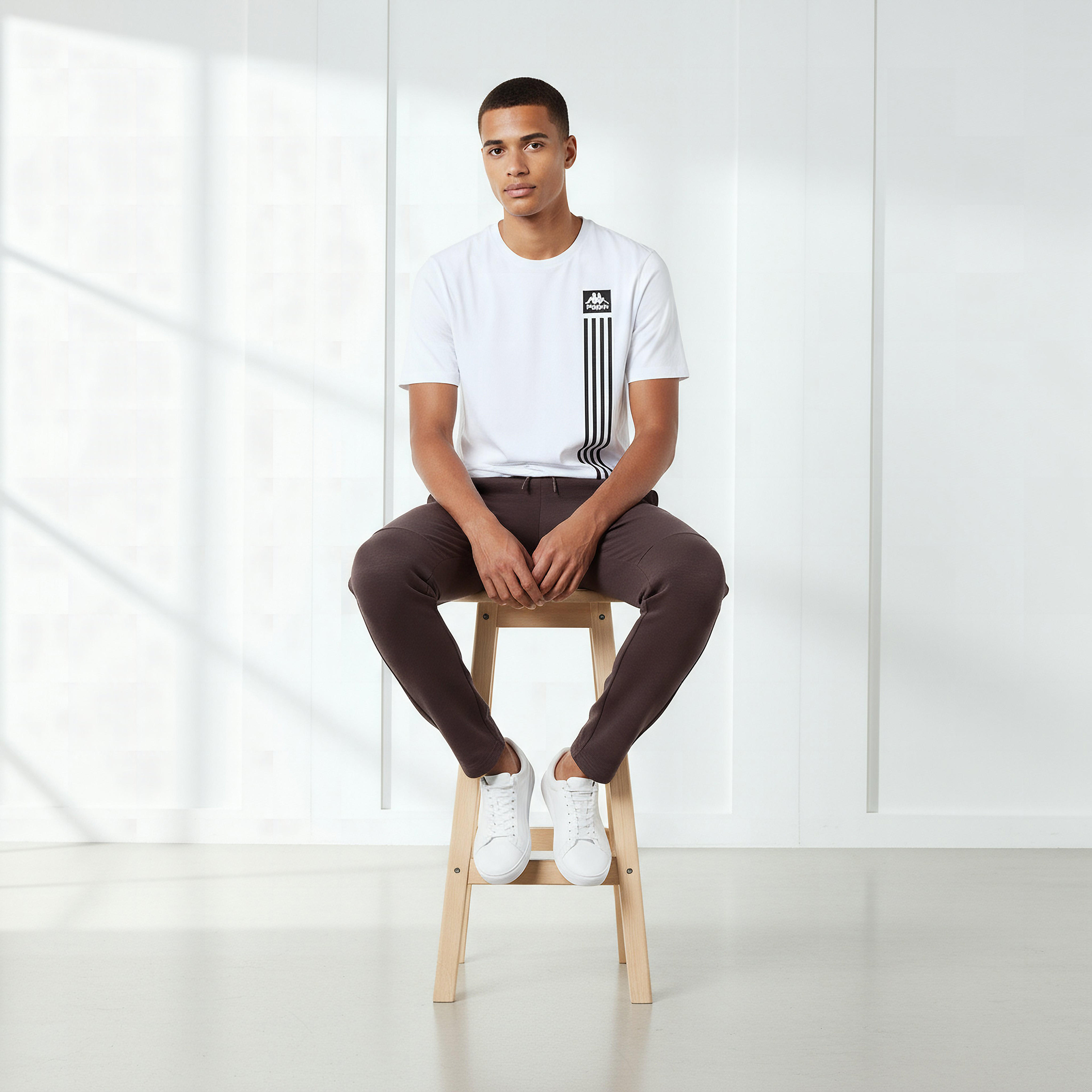 Kappa Men Regular Fit Joggers with Drawstring Waist-men-clothing-sportswearandactivewear-bottoms-joggers-image-5