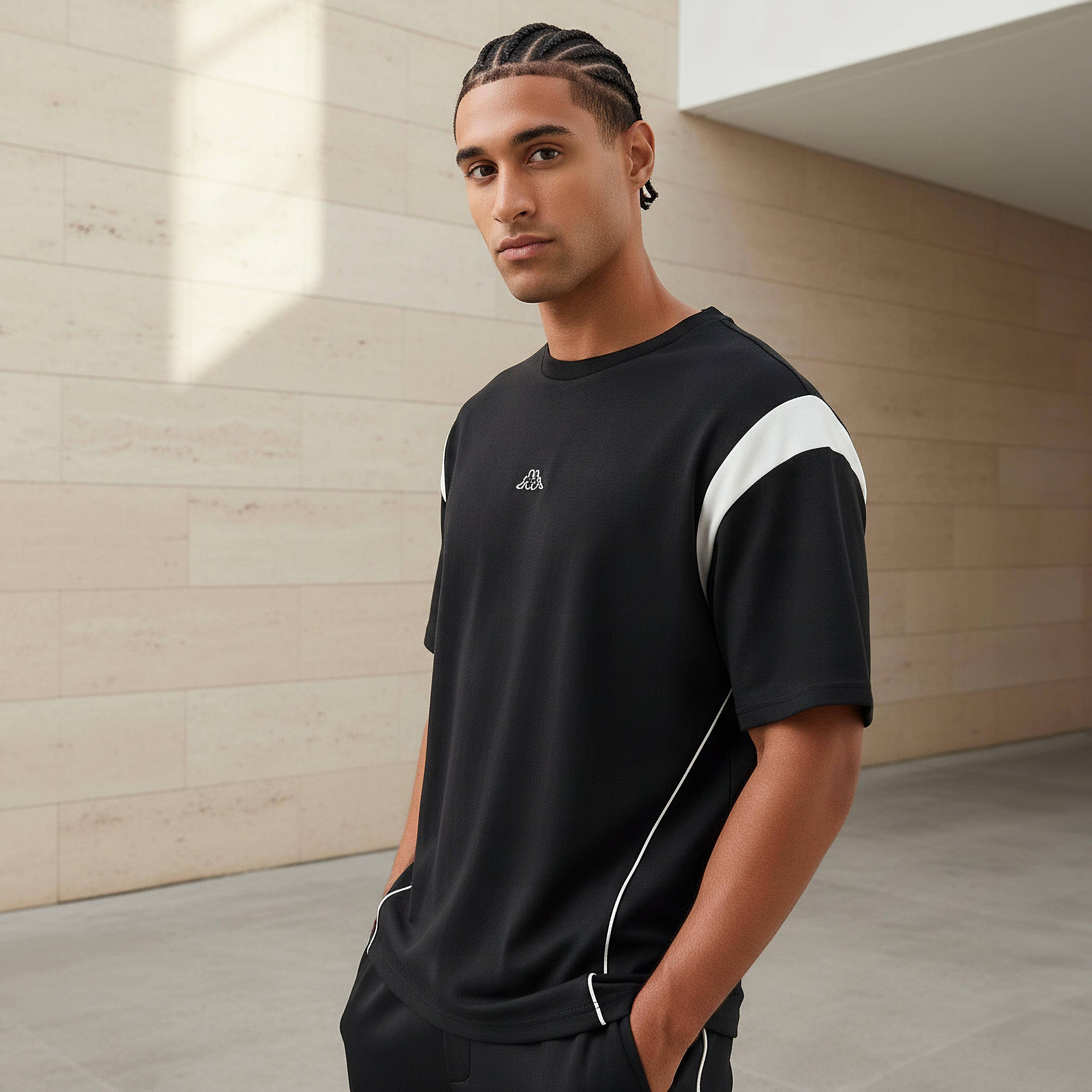 Kappa Men Colourblock T-shirt-men-clothing-sportswearandactivewear-tshirtsandpolos-image-1